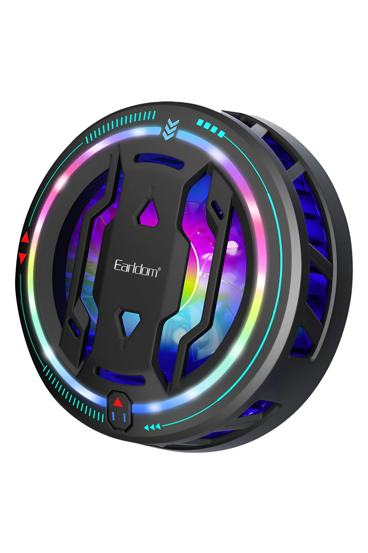 F21 – RGB Radyatör Telefon Soğutucu Fan | 5 W, 4500 RPM, Metal/Silikon Yapı