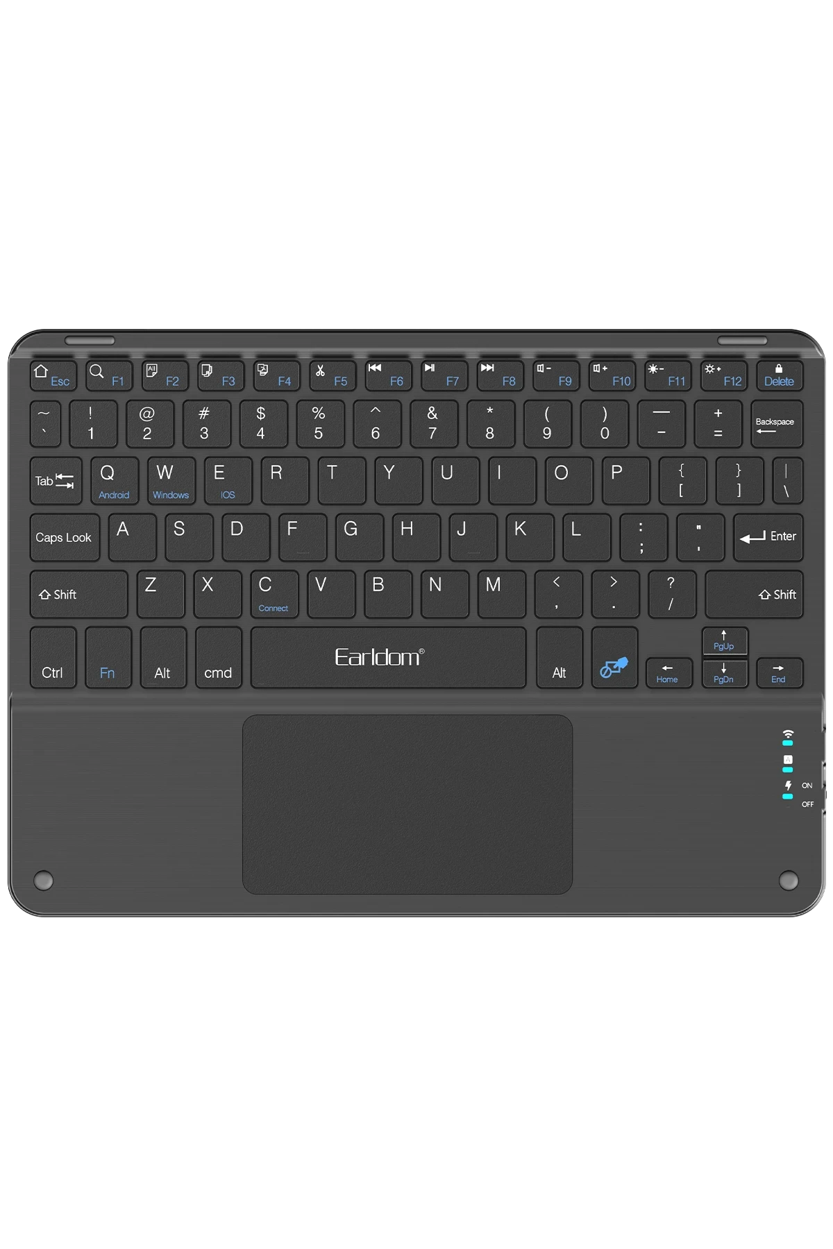 KB7 Universal Kablosuz Klavye – 78 Tuş, Ultra İnce & USB-C Şarjlı