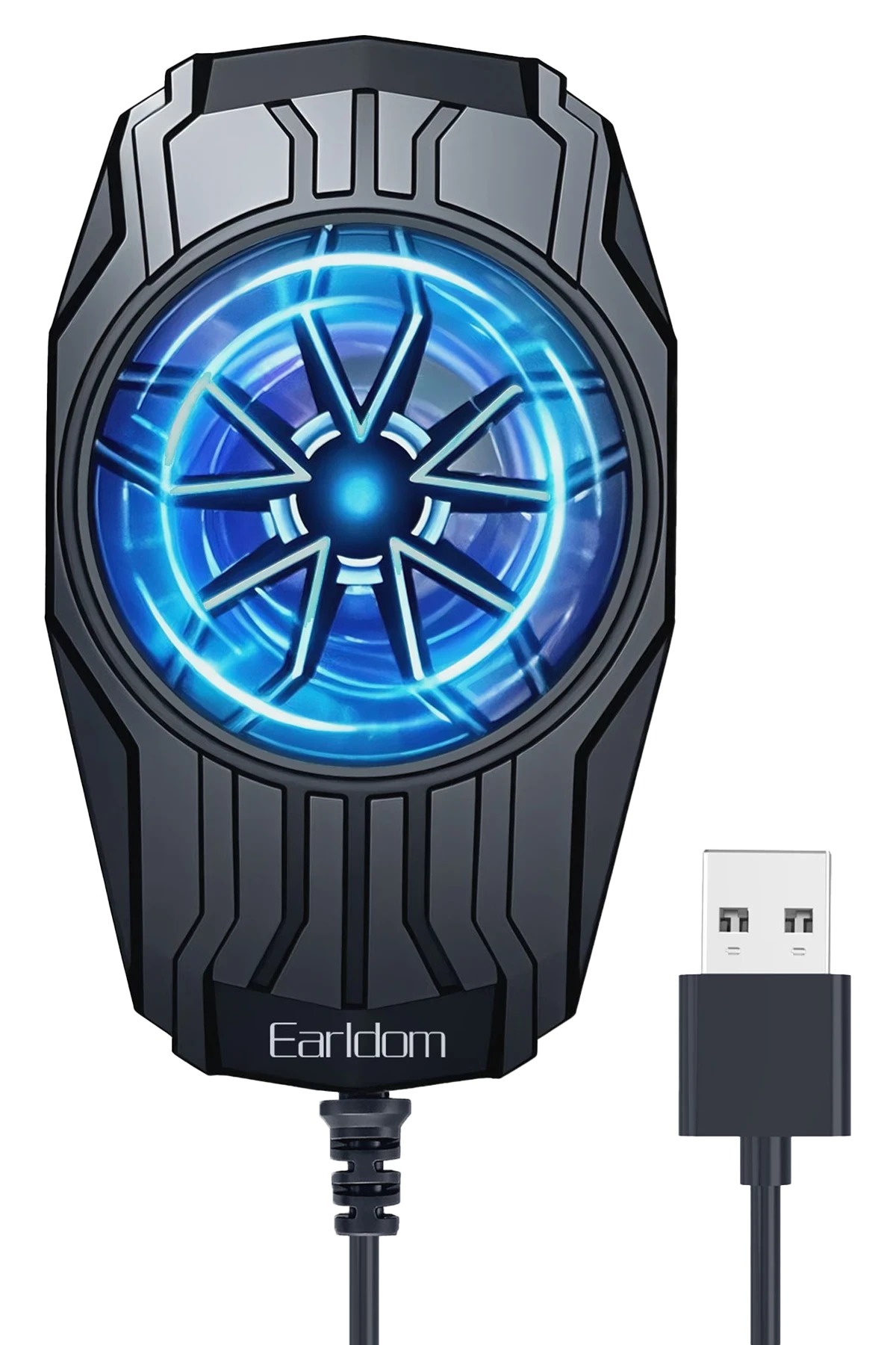 F17 – 2500 mAh Radyatör Telefon Soğutucu | 3 Kademeli Fan, Düşük Gürültü, Yaylı Klips