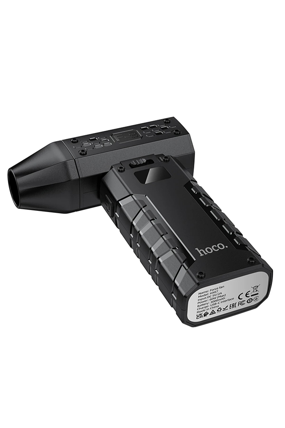 HX67 Force – 80.000 RPM Dijital Göstergeye Sahip Ultra Hızlı Taşınabilir Hava Fanı