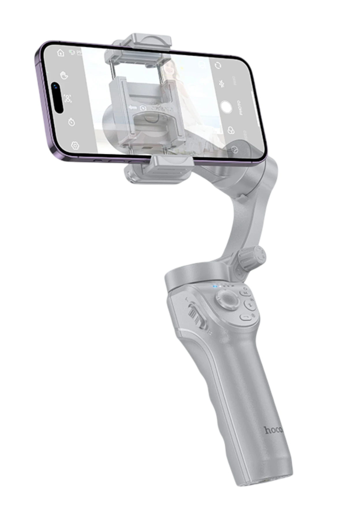 K24 – 3-Eksen 360° Yüz Takipli Akıllı Gimbal (10 Saat Pil, Tripod Modu)