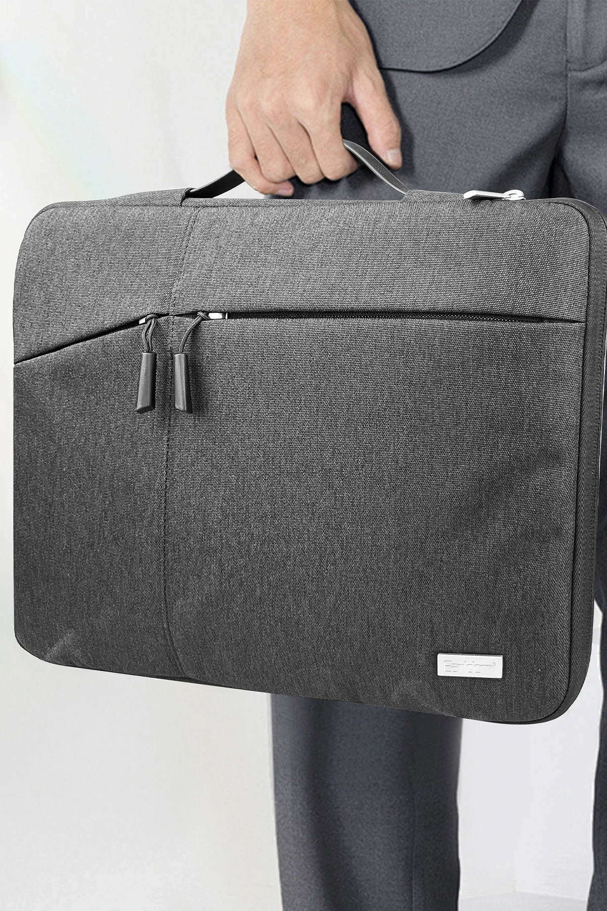 LB01 Duke Katyonik Kumaş 16″ Laptop Çantası – Su Geçirmez, Hafif & Fonksiyonel