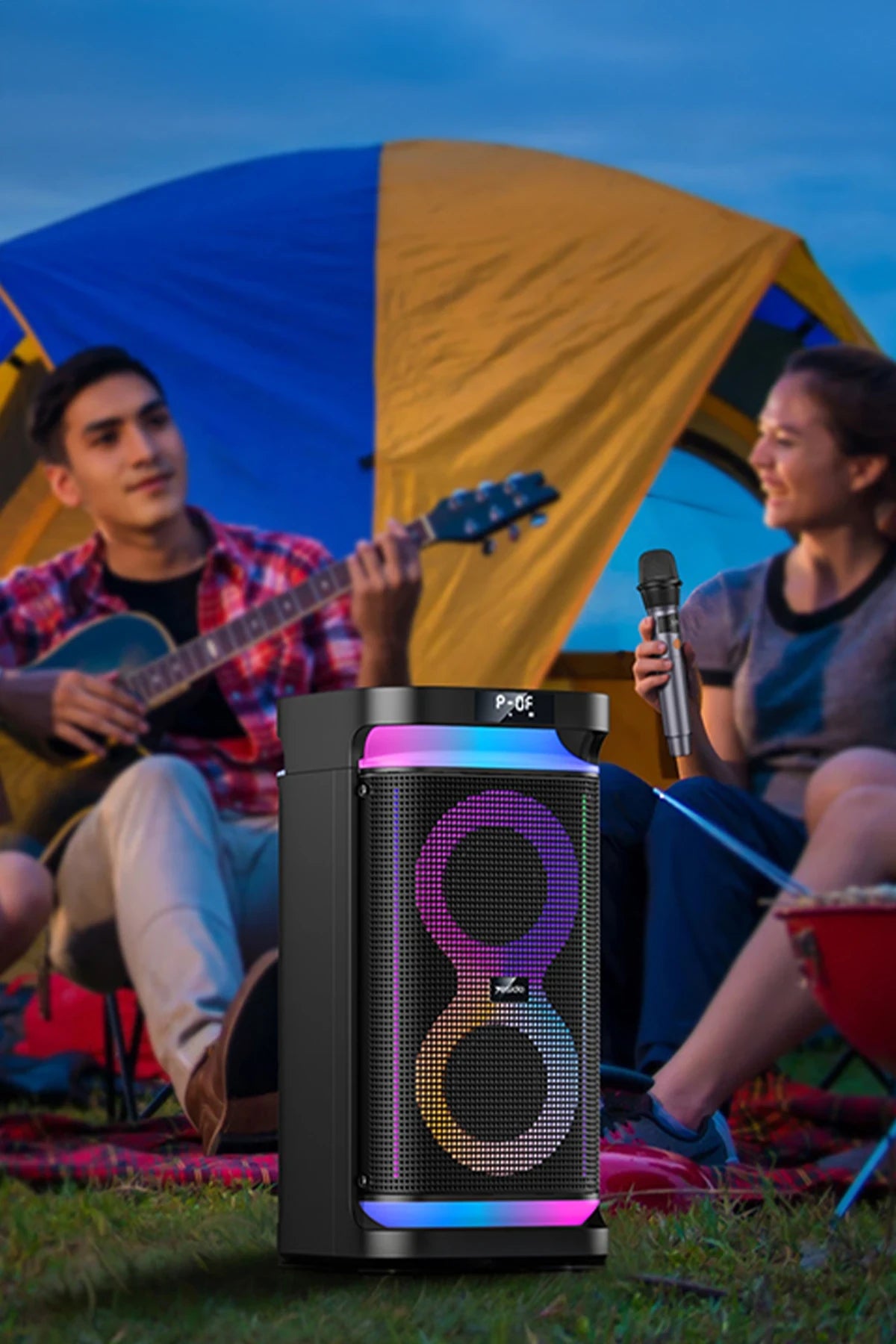 YSW29 – 40 W RGB Bluetooth Hoparlör | 4400 mAh Batarya & Karaoke Hazır