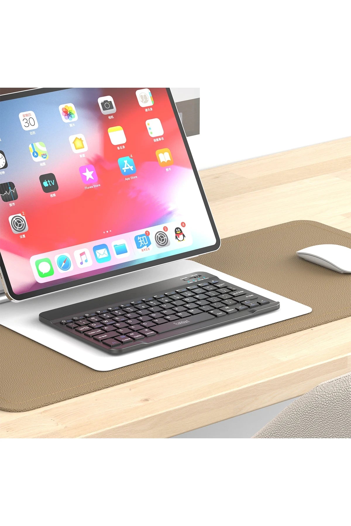 KB6 Universal Kablosuz Klavye – 78 Tuş, Ultra İnce & USB-C Şarjlı