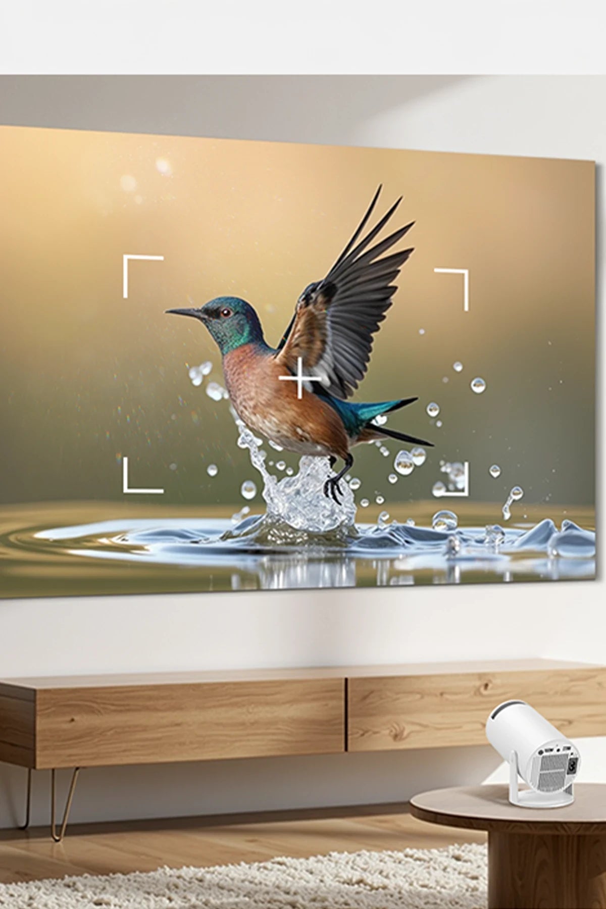 Yesido TV14 180° Ayarlanabilir 720P Mini Projeksiyon – BT 5.0, Android 11, 120 ANSI Lümen