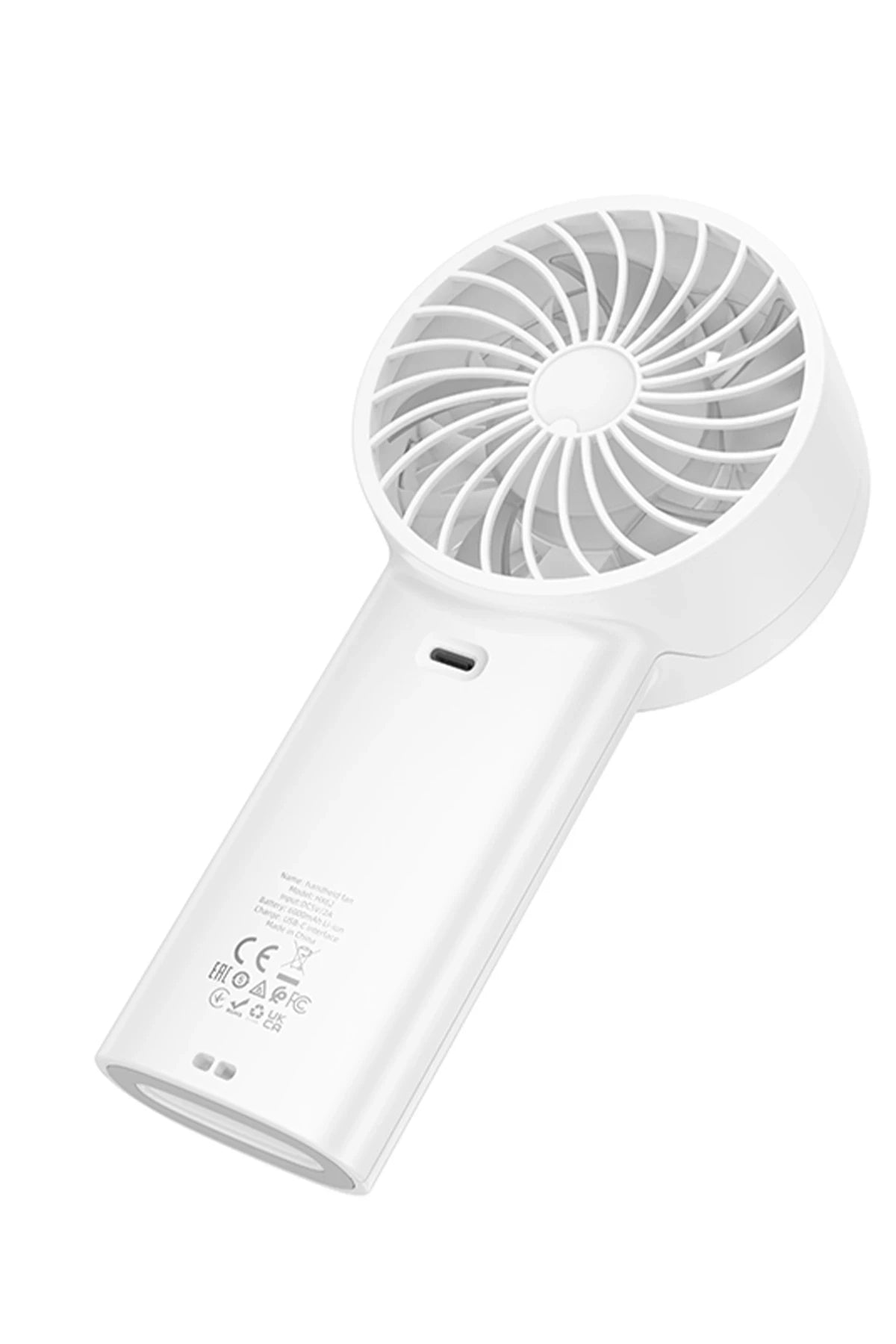 HX62 Endless Dijital Ekranlı Taşınabilir Fan – 6000 mAh, 5 Kademeli Rüzgâr & Sessiz ≤45 dB