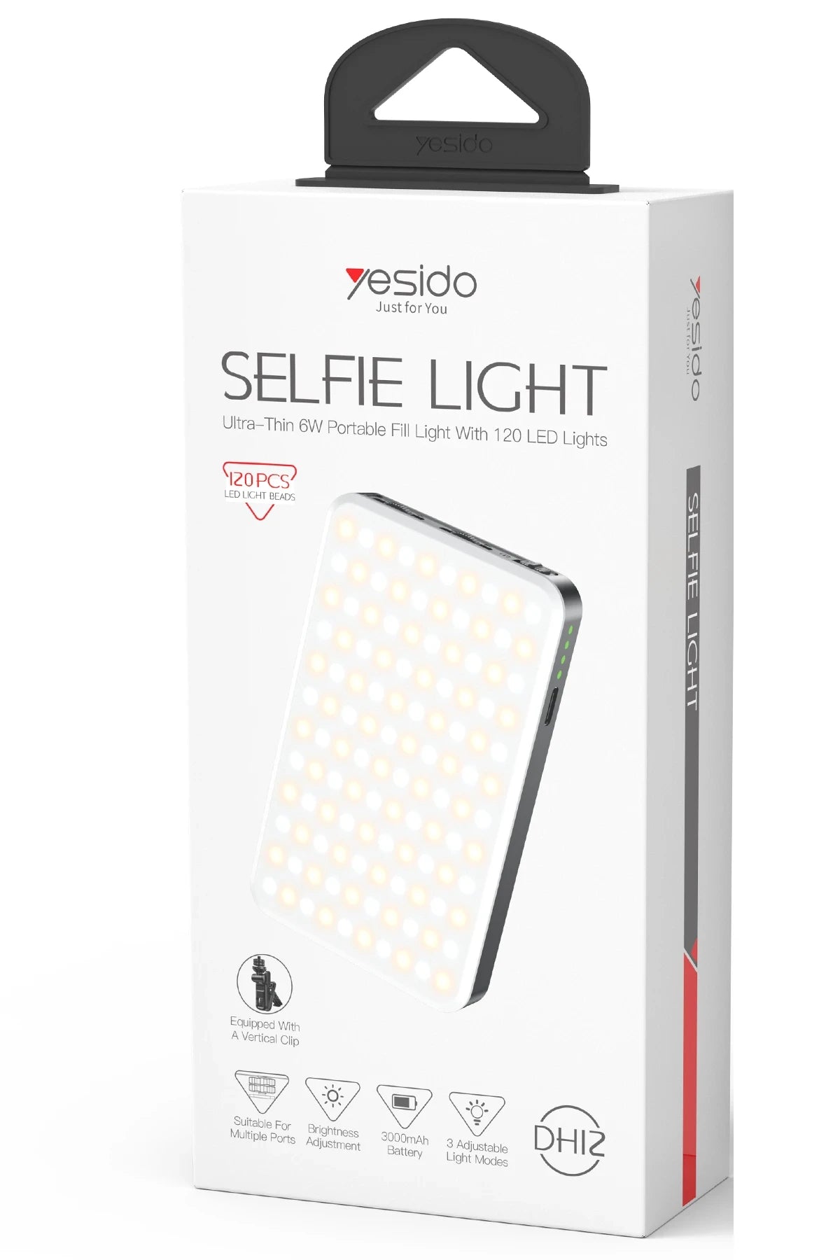 DH12 Tripodlu Mini LED Selfie Işığı – 120 Işık, 3 Mod & 3000 mAh Batarya
