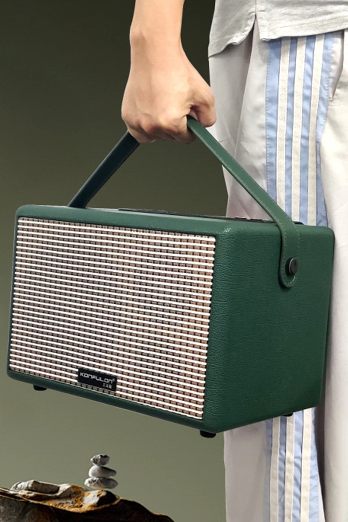 F32 – 2×50 W Stereo Hoparlör | 2 Kablosuz Mikrofon & Bluetooth 5.2