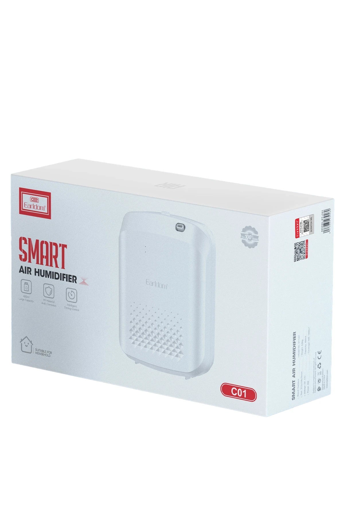 C01 — 400 ml Akıllı Aroma Makinesi (Zamanlayıcı, Fan & Bellek Fonksiyonu)