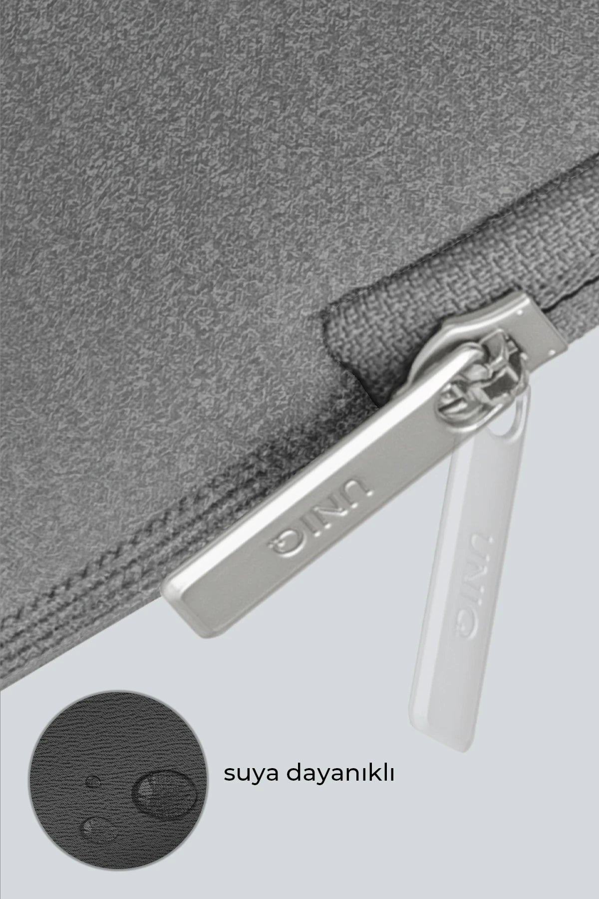 Cyprus Su Geçirmez 16″ Neopren Laptop Kılıf – 3 Katmanlı Koruma & Fold-and-Lock Zipper