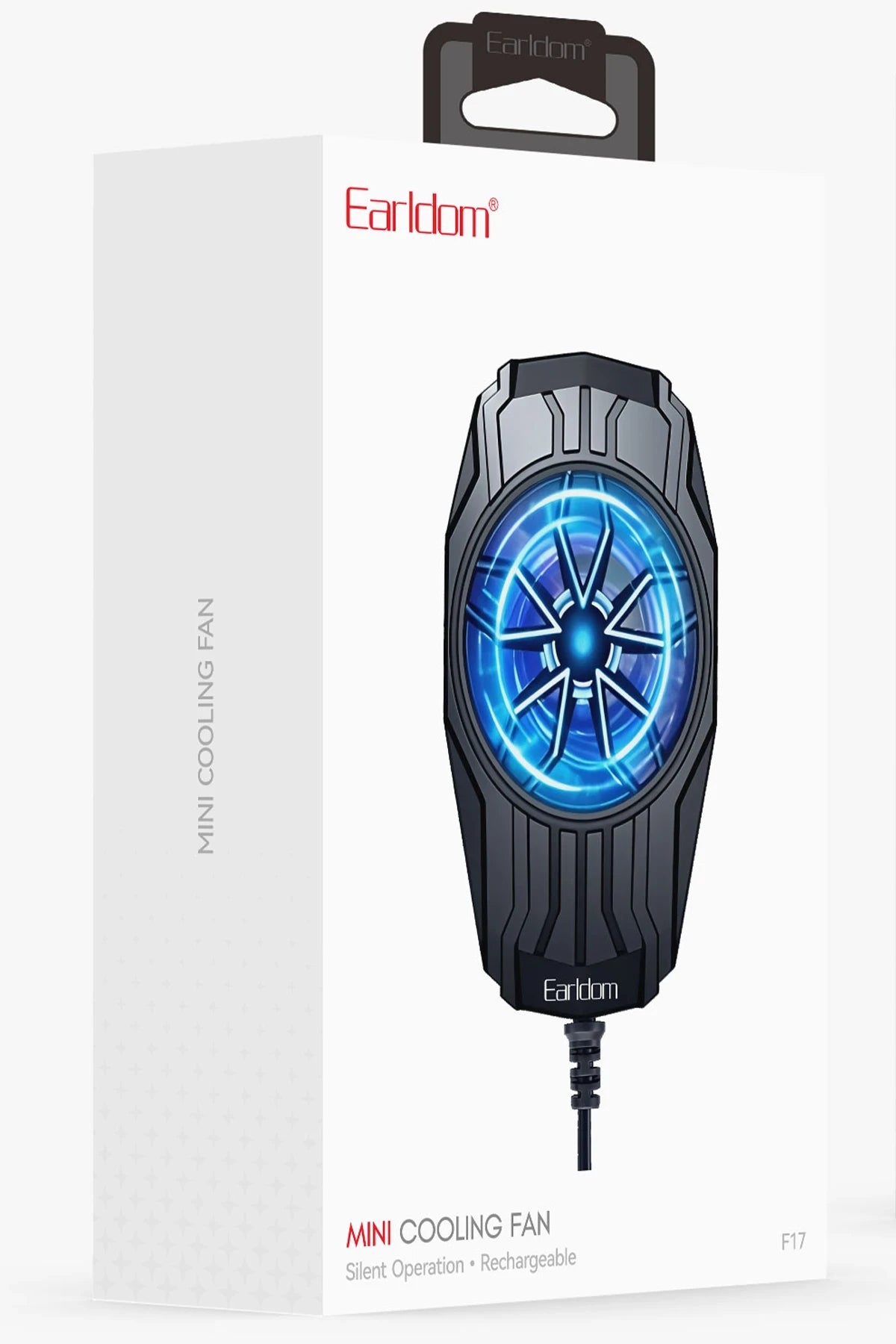 F17 – 2500 mAh Radyatör Telefon Soğutucu | 3 Kademeli Fan, Düşük Gürültü, Yaylı Klips