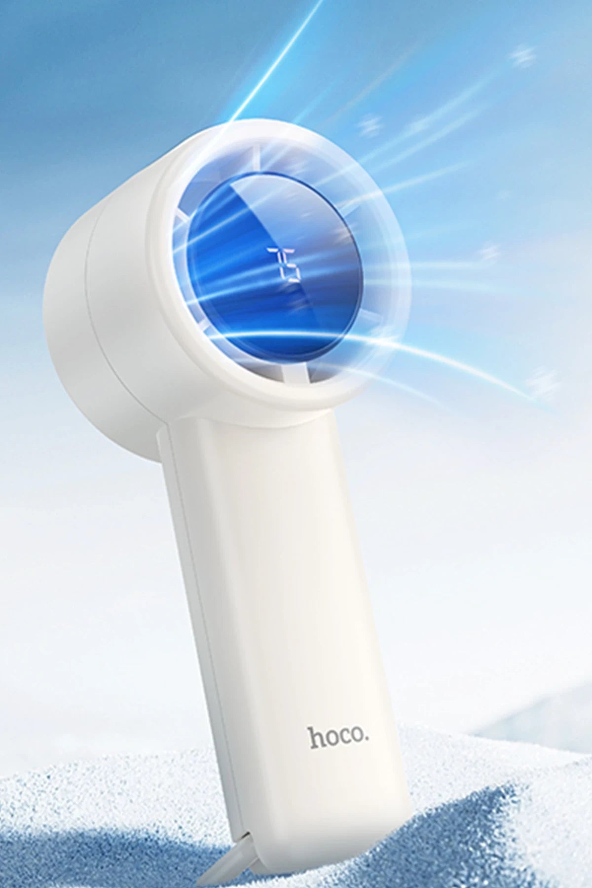 HX63 Fashion – Dijital Ekran, 5 Hız & 2000 mAh Taşınabilir Soğutucu Fan
