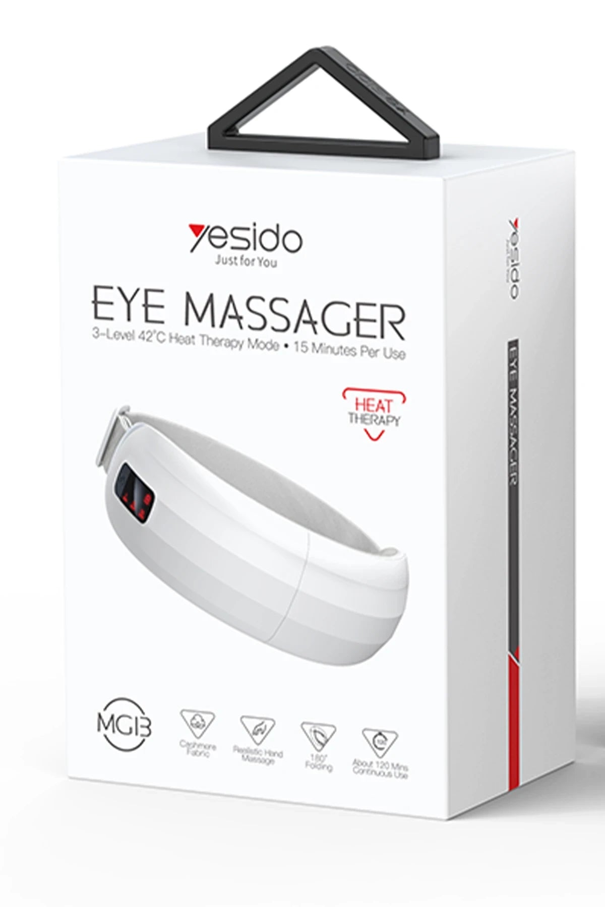 MG13 Kablosuz Sıcak Göz Maskesi – 3 Isı Seviyesi, Type-C Şarj & 600 mAh Batarya