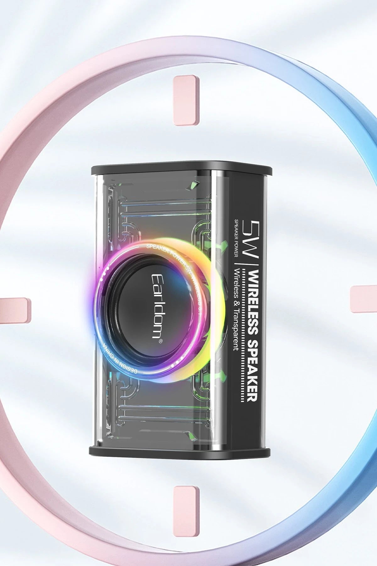 A31 – RGB Işıklı Bluetooth 5.1 Hoparlör | 4 Saat Çalma & Type-C Şarj