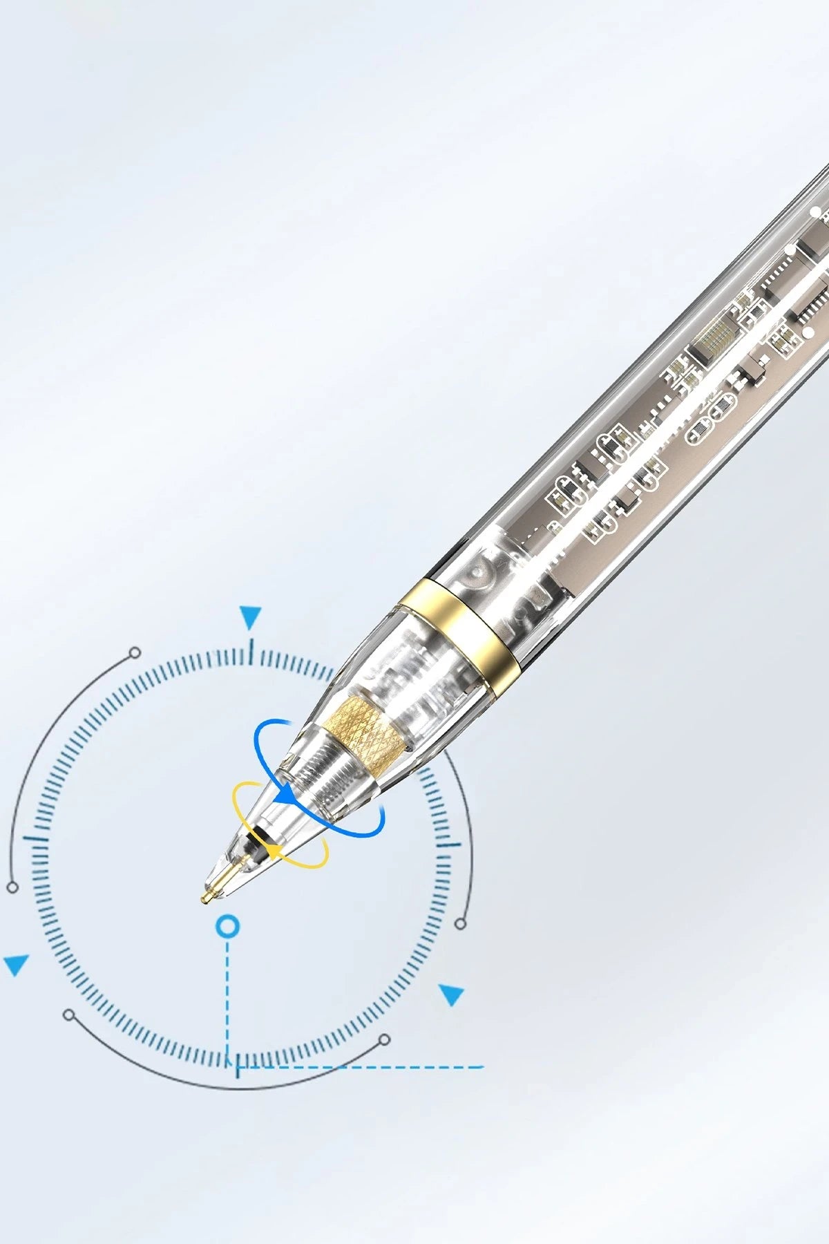 P5 Transparan Dokunmatik Stylus Kalem