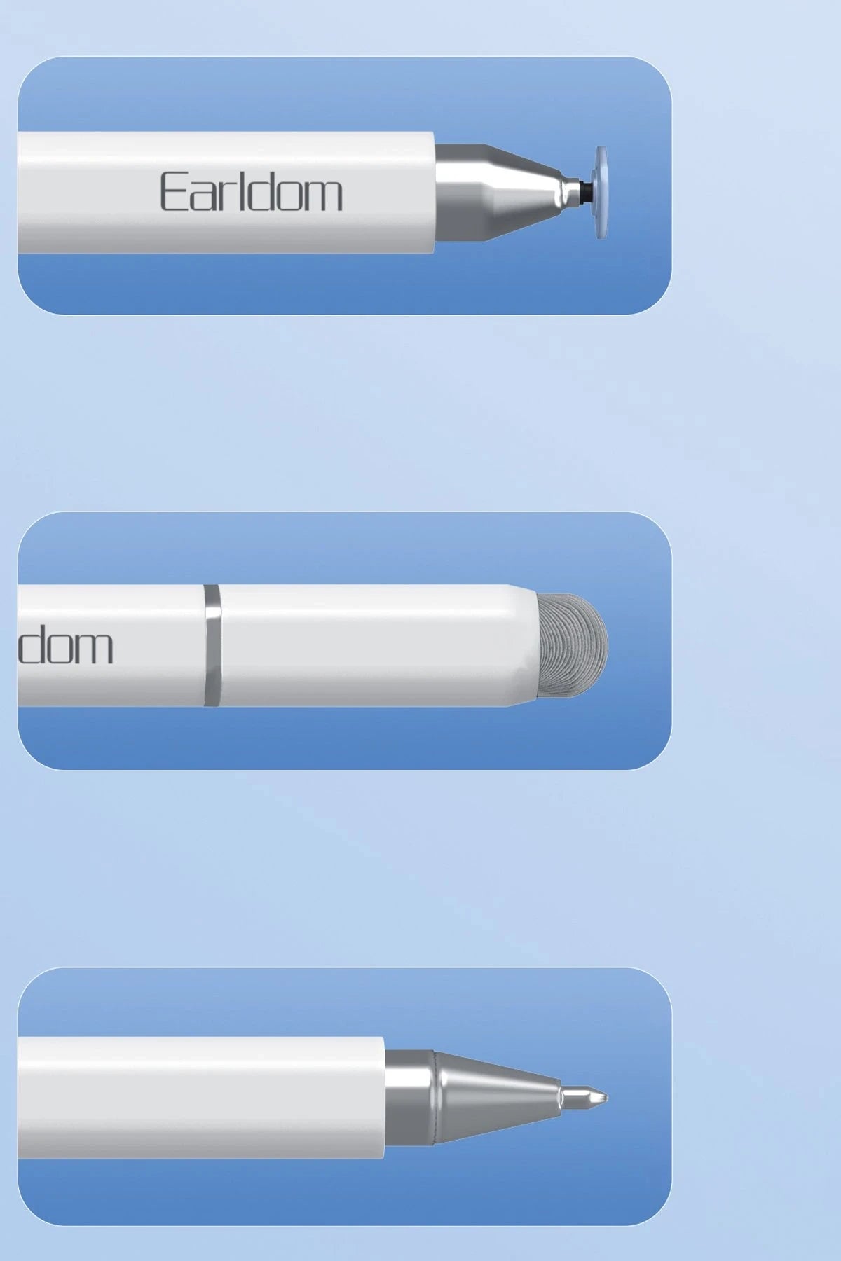 P6 3in1 Universal Dokunmatik Stylus Kalem
