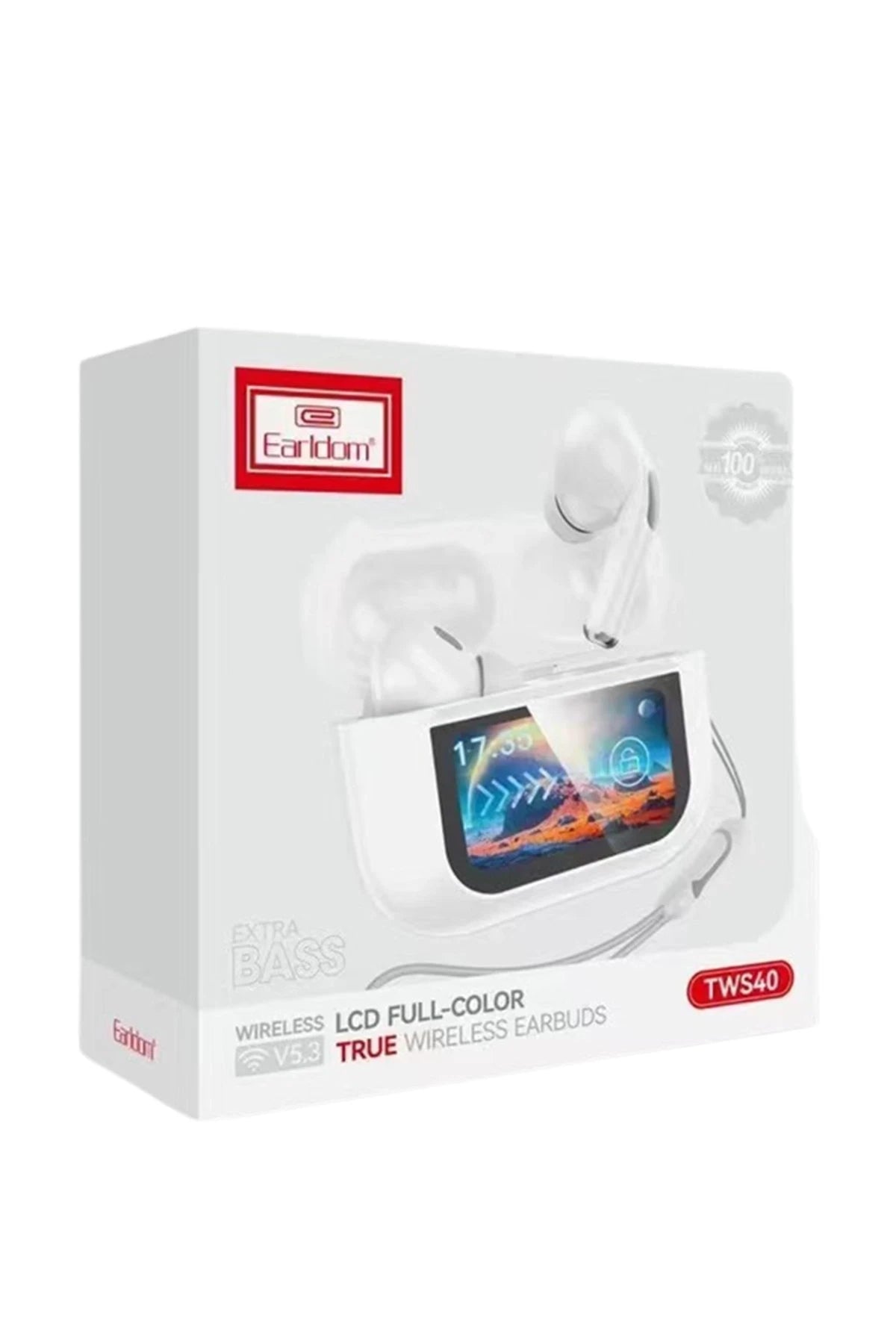 TWS40 – ANC’li Bluetooth 5.3 TWS Kulaklık | Dijital Ekranlı Şarj Kutusu