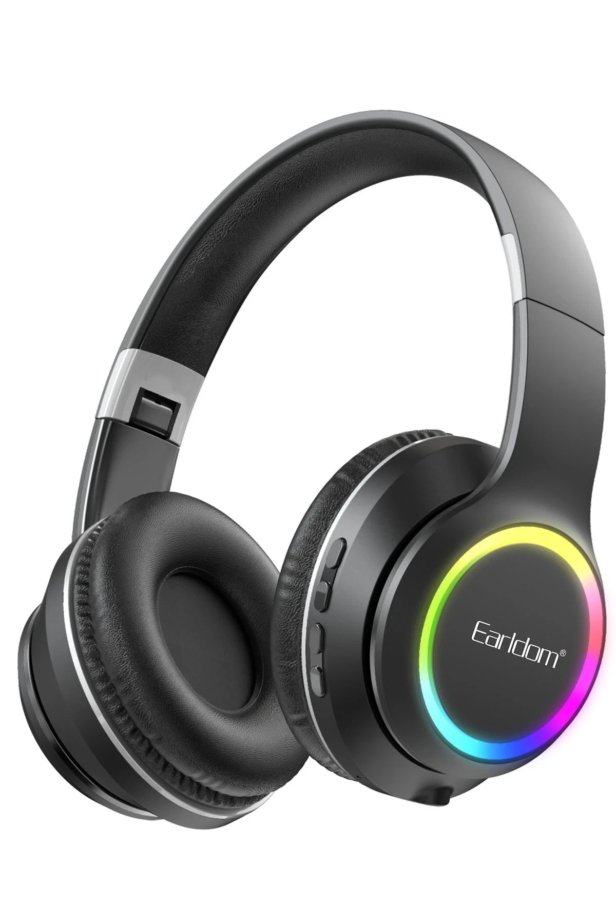 B06 RGB Kafaüstü Bluetooth Kulaklık – 40 mm Sürücü, Bluetooth 5.3, SD Kart