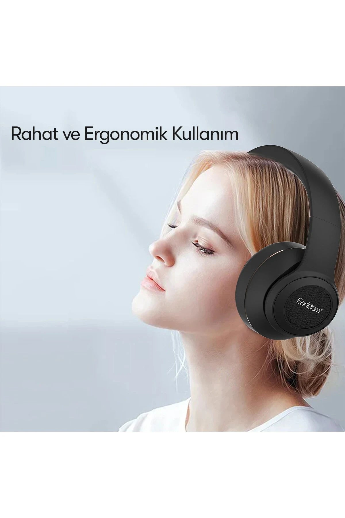 BH71 – Bluetooth 5.0 Foldable Kafaüstü Kulaklık, TF Kart & AUX Desteği