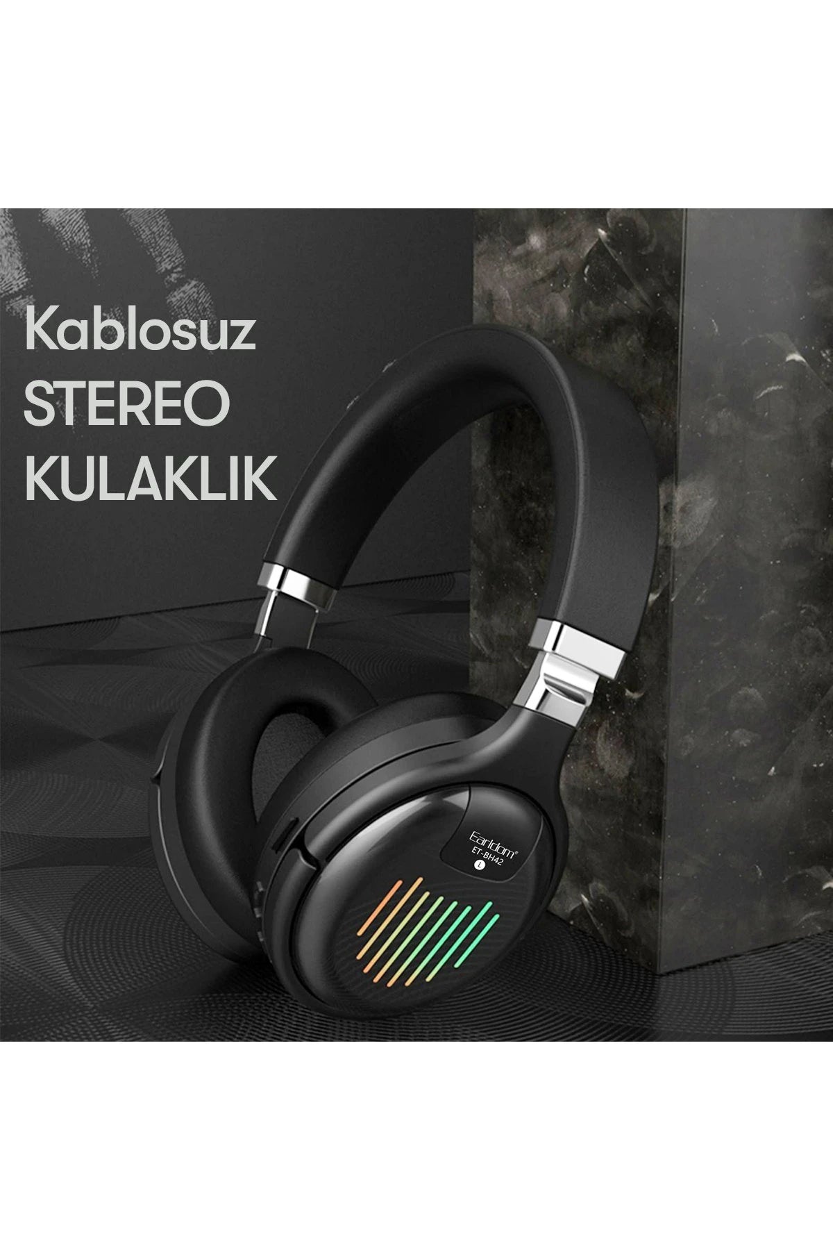 BH42 – Bluetooth 5.0 Gaming Kulaklık: Foldable Tasarım, LED Işık, Güçlü Pil Performansı