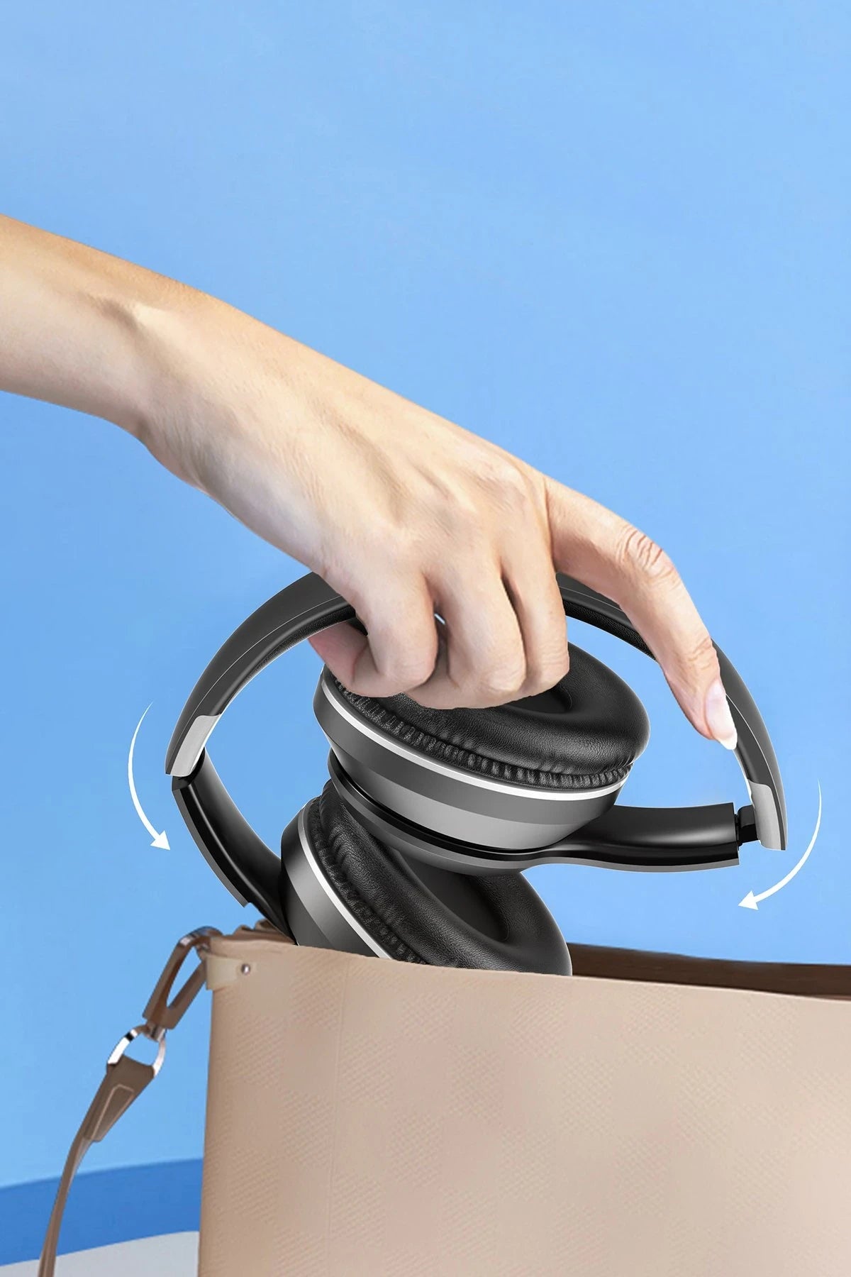 B06 RGB Kafaüstü Bluetooth Kulaklık – 40 mm Sürücü, Bluetooth 5.3, SD Kart
