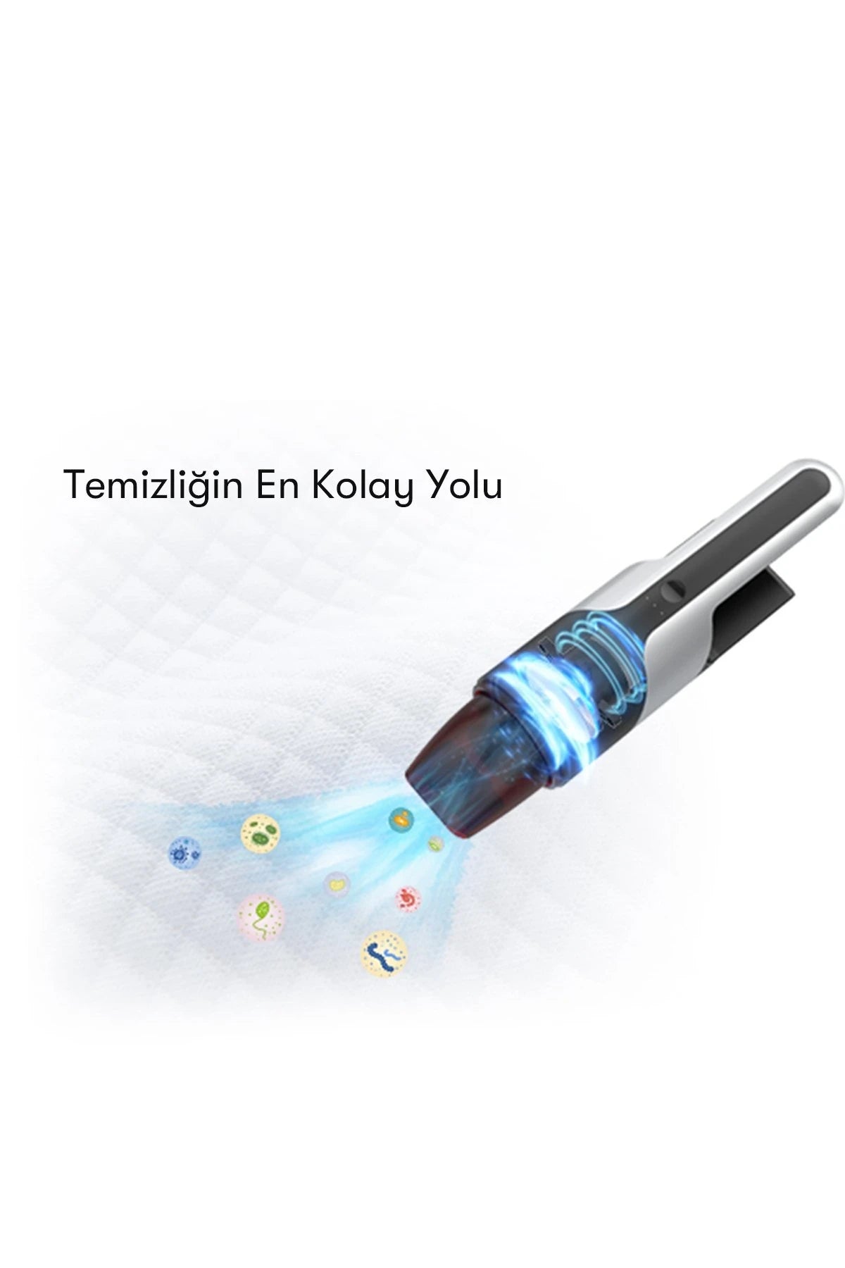V1 Çift Başlıklı Kablosuz Mini Süpürge
