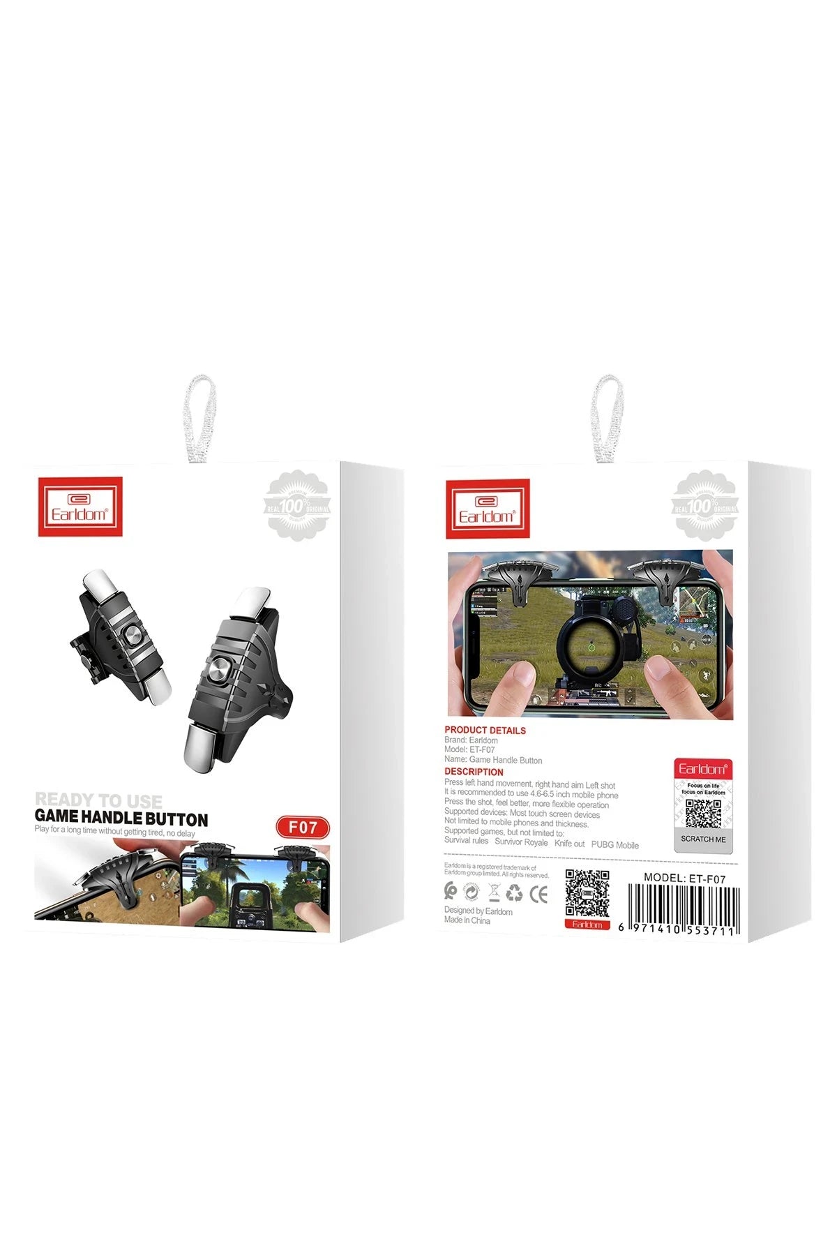F07 – Mobil İçin Hassas Game Trigger: Ergonomik Tetik + 4 Parmak Kontrolü