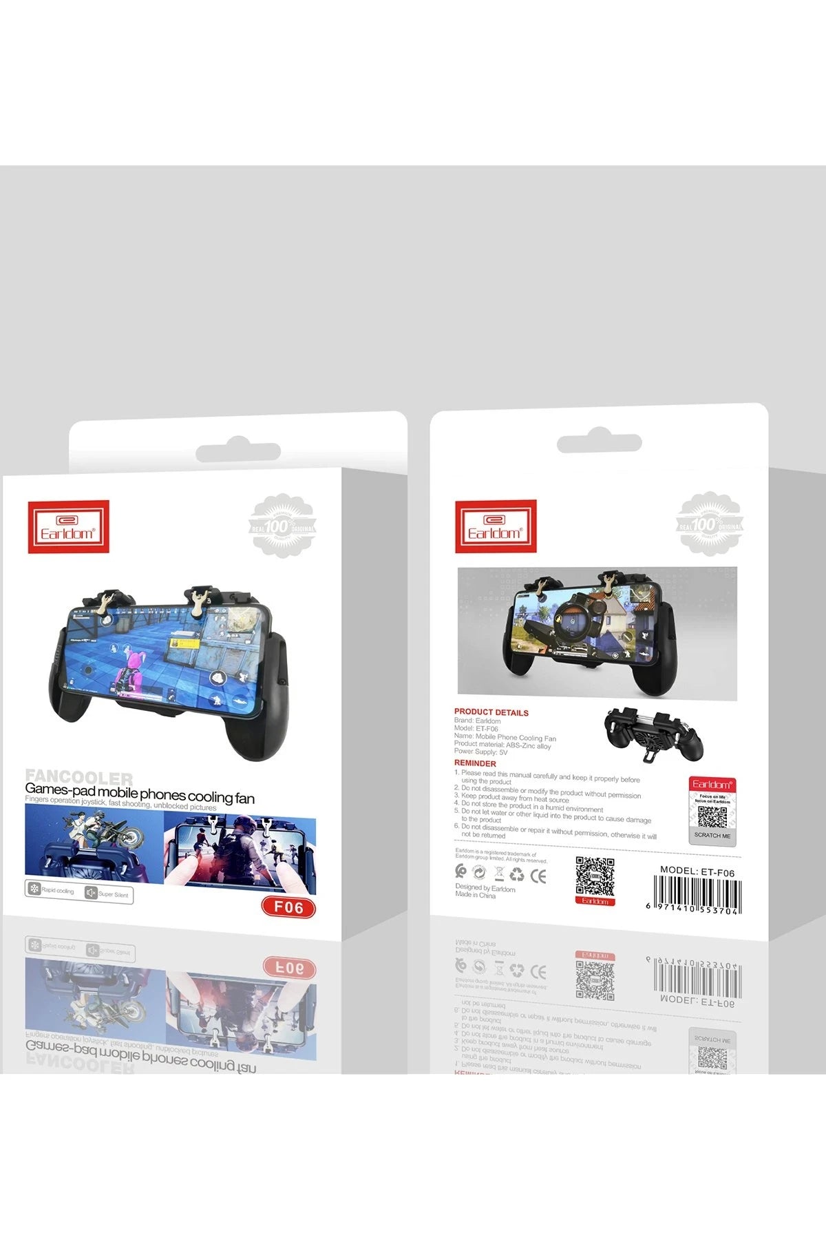 Soğutmalı Game Grip: Radyatörlü Fan + Joystick Konforu