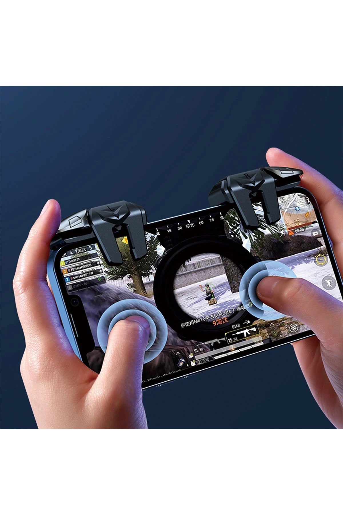 F08 – Hassas ve Şık Mobil Game Trigger: ABS+Silikon Ergonomi ile Hızlı Tepki