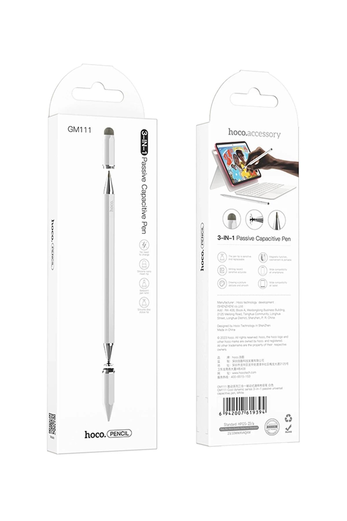 GM111 Cool Dynamic Series 3in1 Capasitive Universal Dokunmatik Stylus Pen Kalem