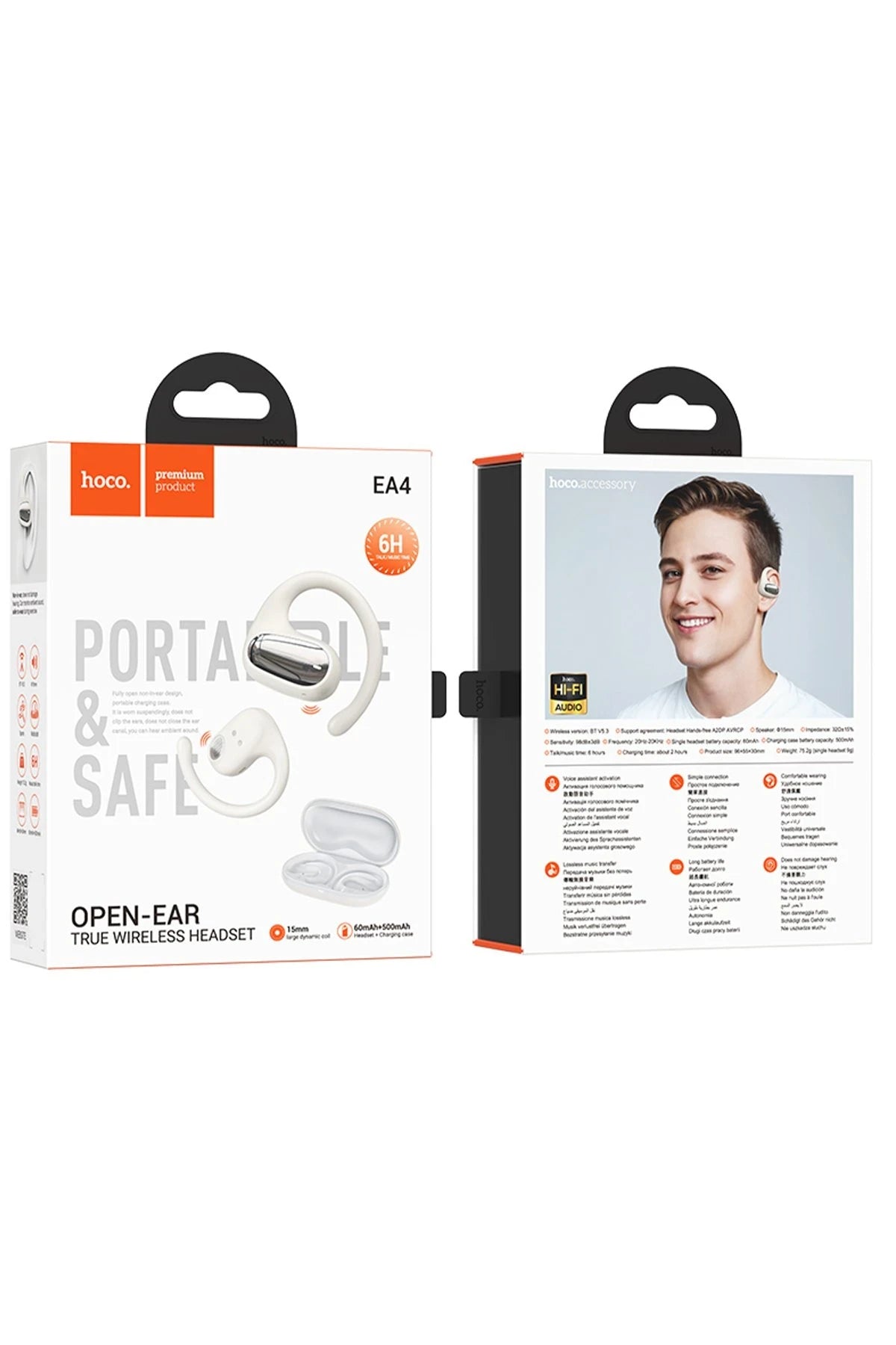 EA4 – Bluetooth 5.3 TWS Kulaklık | 20–40 Saat Pil & IPX5 Suya Dayanıklılık
