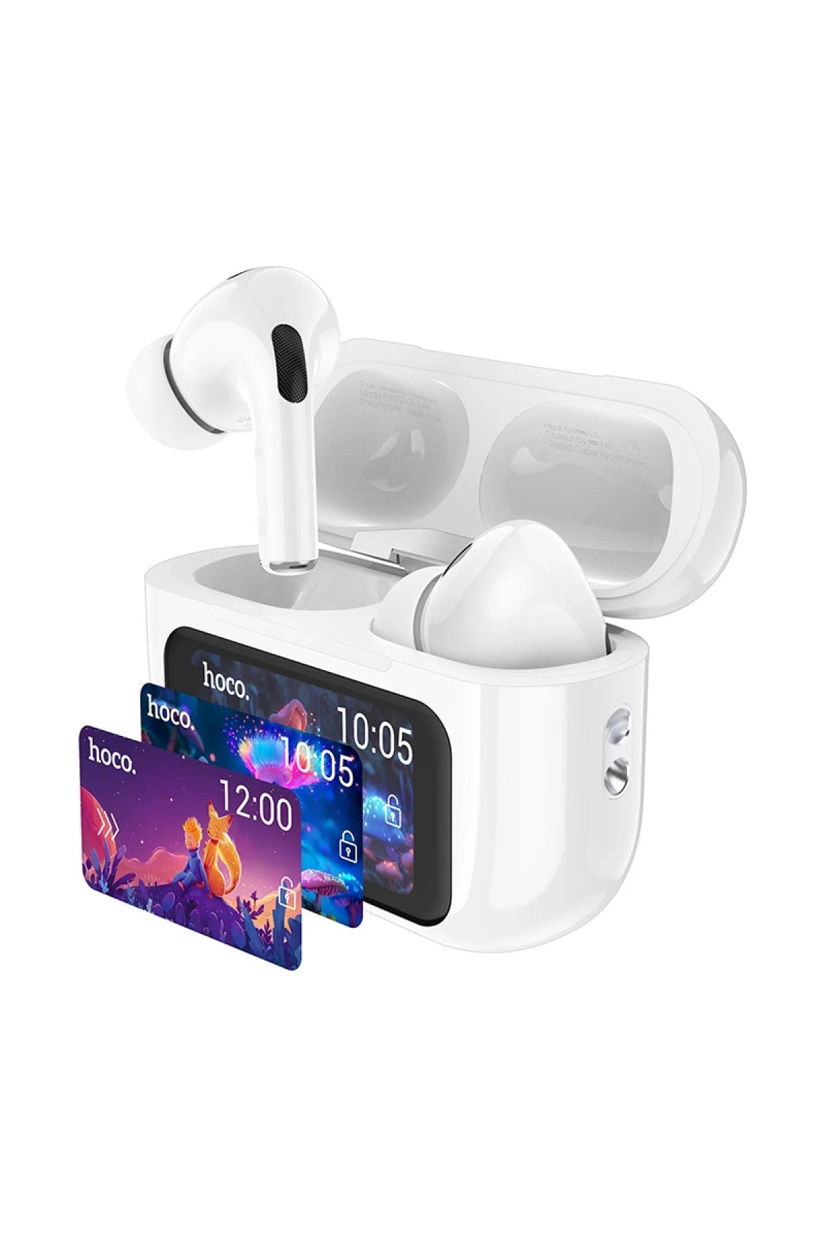 EW72 Shine – Bluetooth 5.4 ANC TWS Earbuds | LED Dokunmatik Ekran & 4 Saat Pil