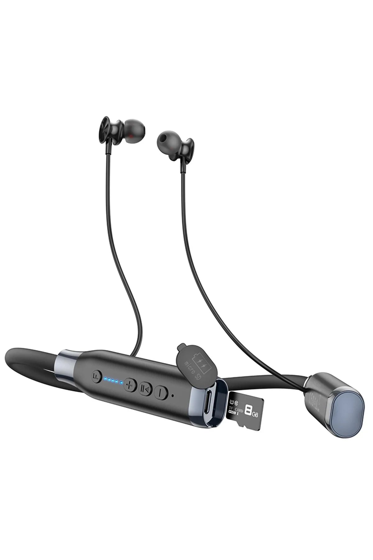 ES62 – BT 5.3 ANC Bluetooth Neckband | 120 Saat Pil, TF Kart Okuma