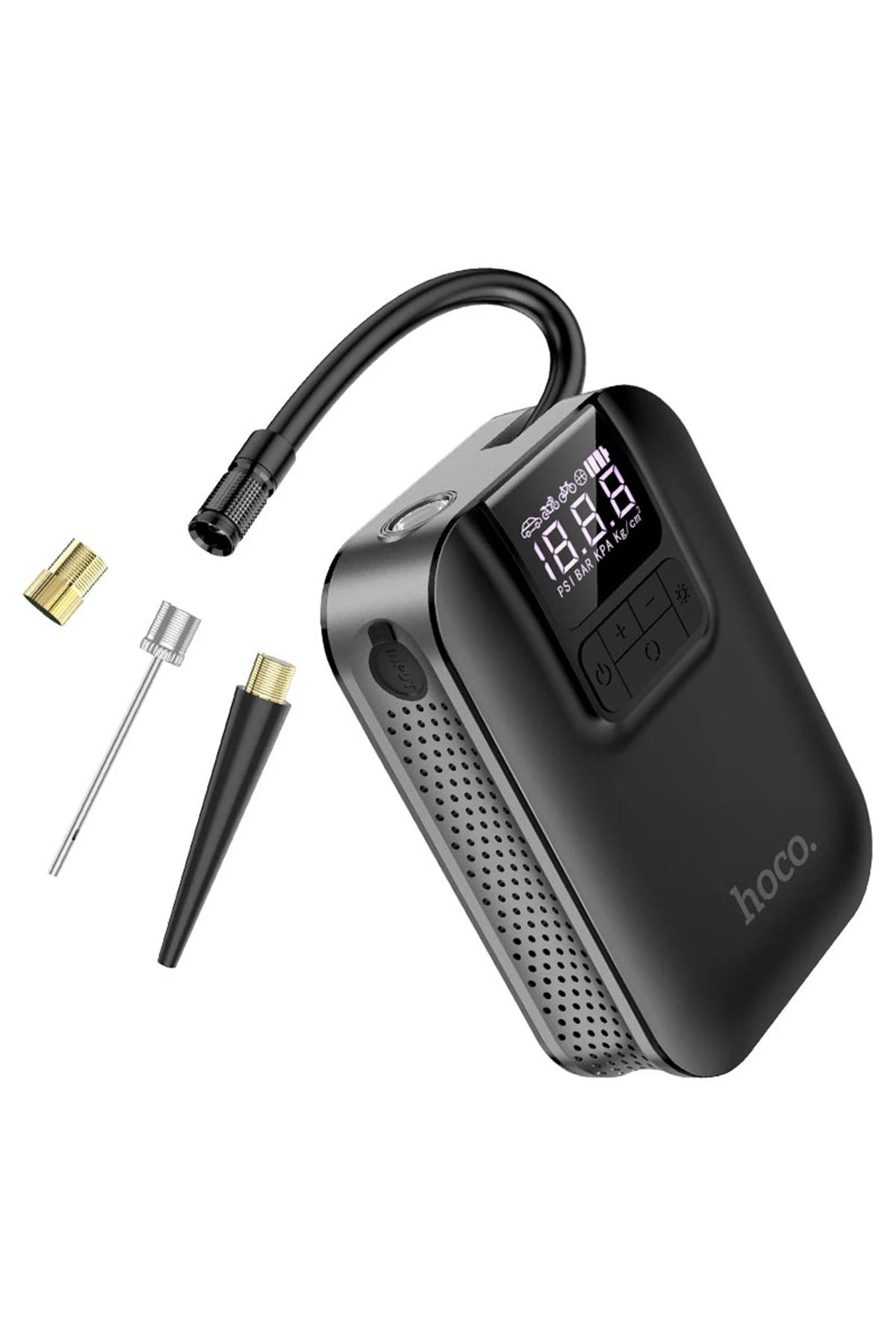 S53 Breeze Taşınabilir Akıllı Kablosuz Hava Kompresörü – 2500 mAh, Dijital Gösterge & 4 Mod