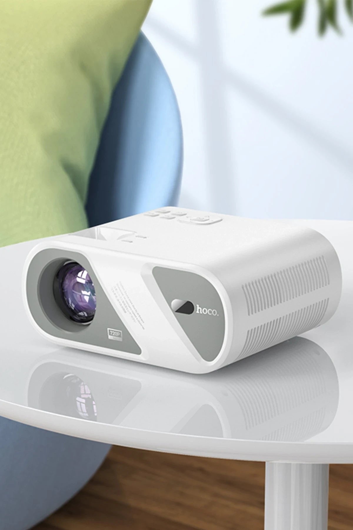 DT1 BT 5.0 720P Kablosuz Projeksiyon Cihazı – Wi-Fi 2.4 G/5 G, Bluetooth 5.0, 140 ANSI Lümen