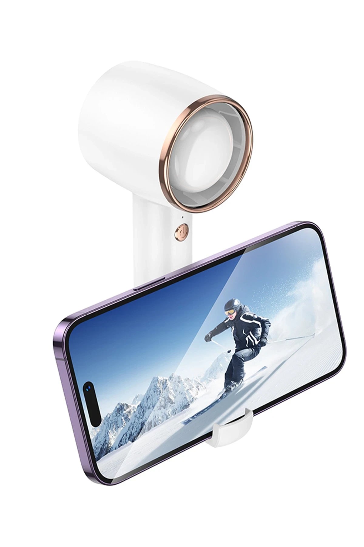 HX21 Wind Telefon Tutucu Özellikli Yüksek Hızlı Masaüstü Soğutucu Fan