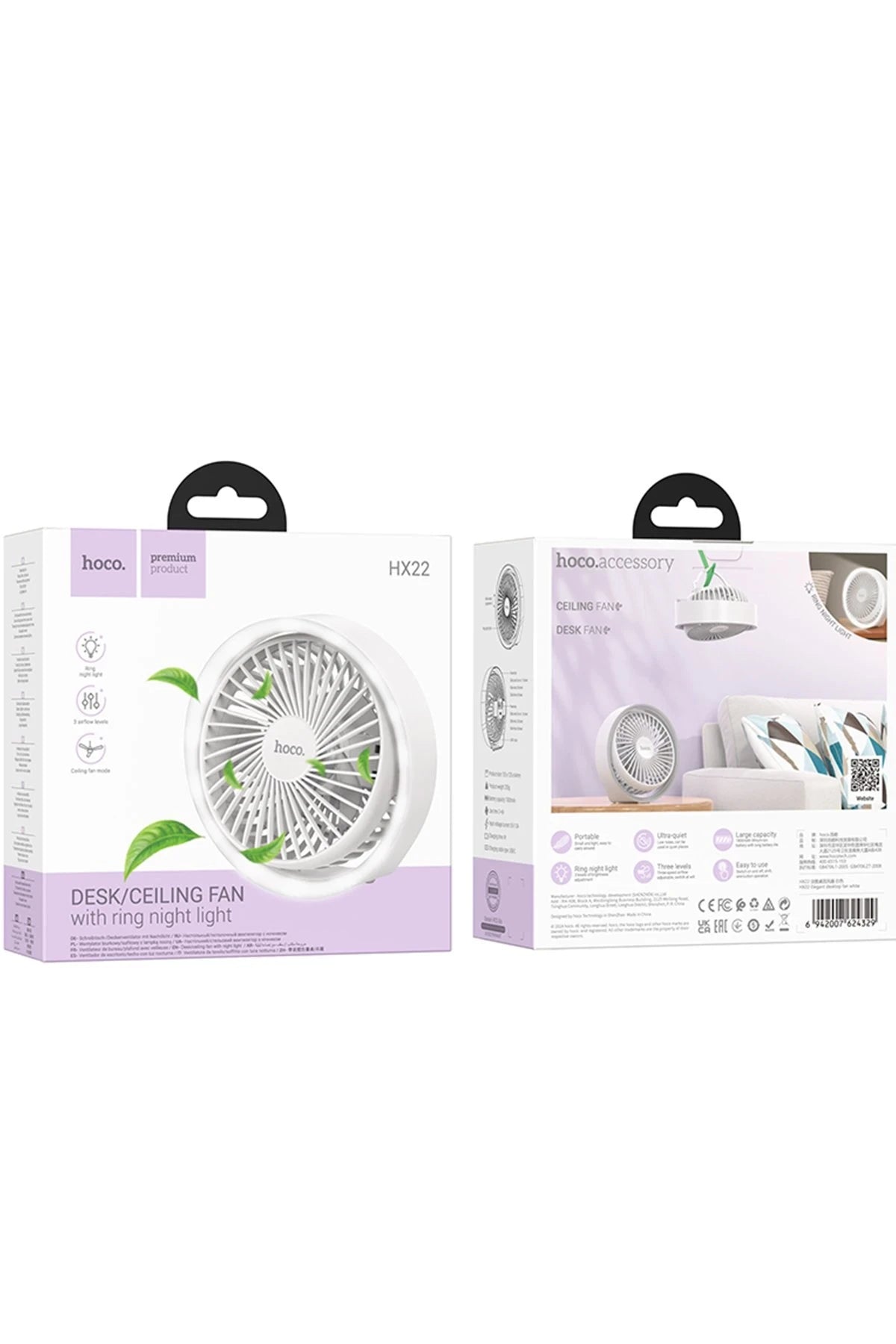 HX22 Elegant Masaüstü Soğutucu Fan