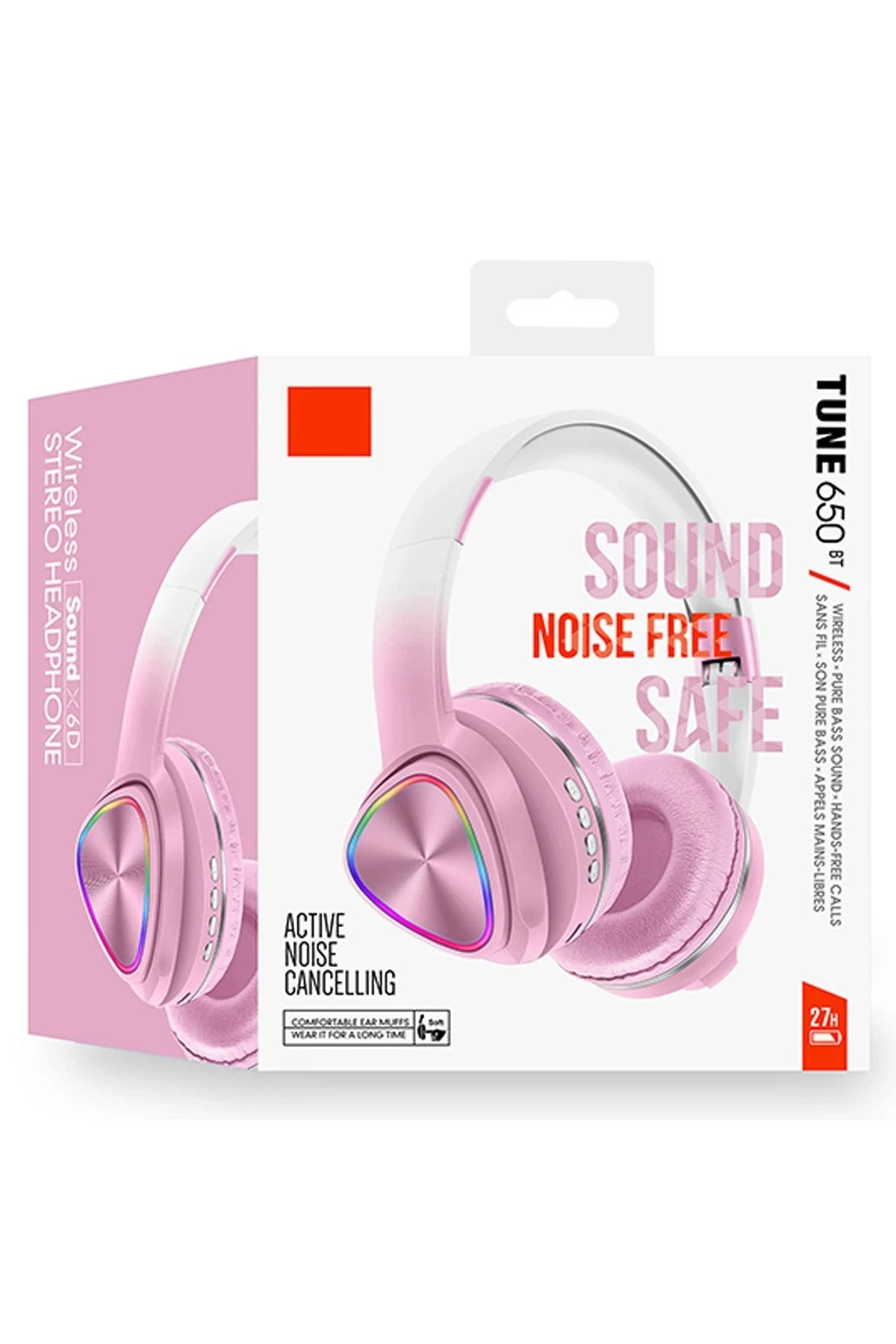 TUNE 650 BT – RGB Işık Efektli Bluetooth 5.3 Kablosuz Kafaüstü Kulaklık