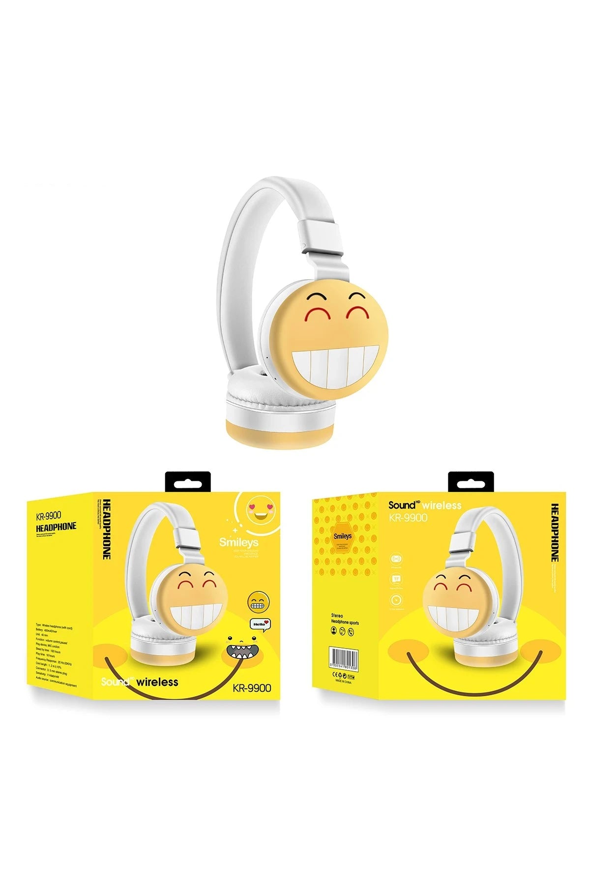 KR9900 – BT 5.0 Stereo Kablosuz Kulaklık | ANC, microSD, Çağrı/Kontrol Düzenleri