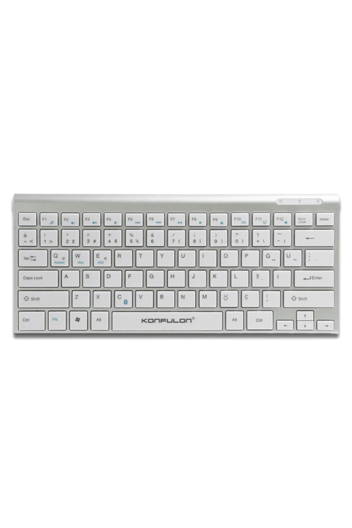 V6 Bluetooth 5.0 Standlı Türkçe Q Klavye