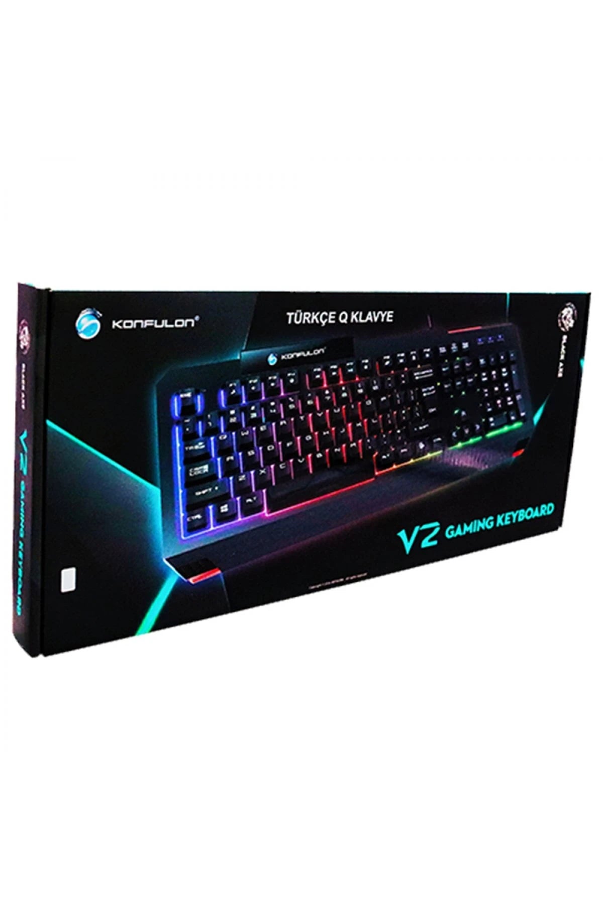 V2 RGB Işıklı Türkçe Q Kablolu Gaming Klavye