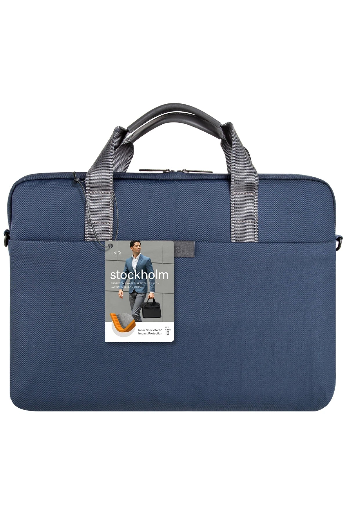 Stockholm Su Geçirmez 16″ Laptop Çantası – ShockSorb™ Koruma & Bavula Su Geçirmez Tasarım