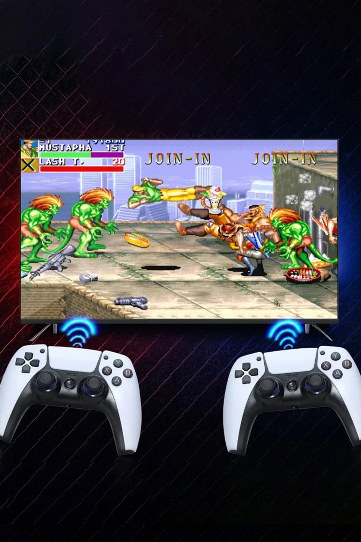 Y5 – 64 GB Dahili Depolama, Dual Pad 4K Game Stick