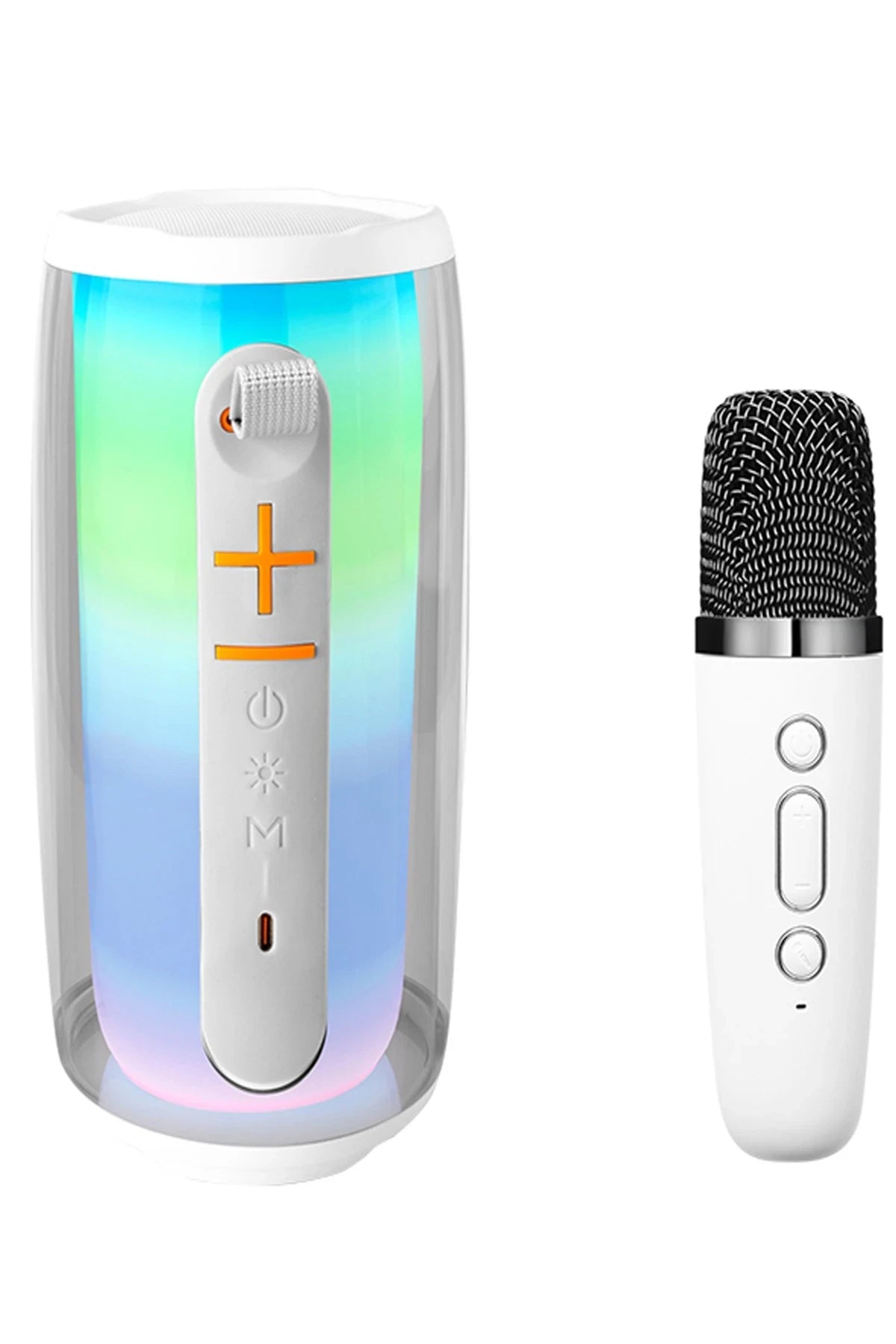 Pluse 6 – Mikrofonlu RGB Kablosuz Hoparlör | Bluetooth Ses ve Işık Şovu