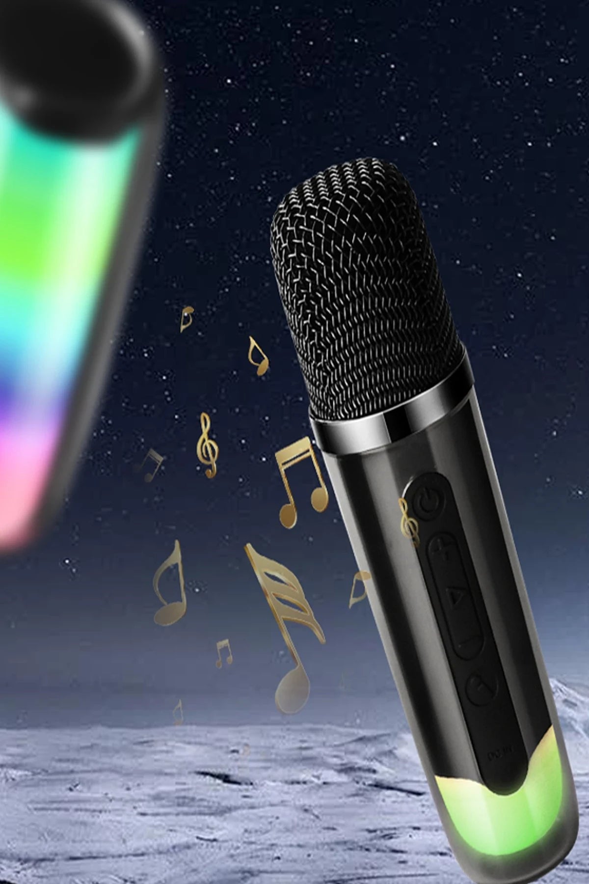 Pluse 7 – Mikrofonlu RGB Kablosuz Hoparlör | Bluetooth Ses & Işık Şovu