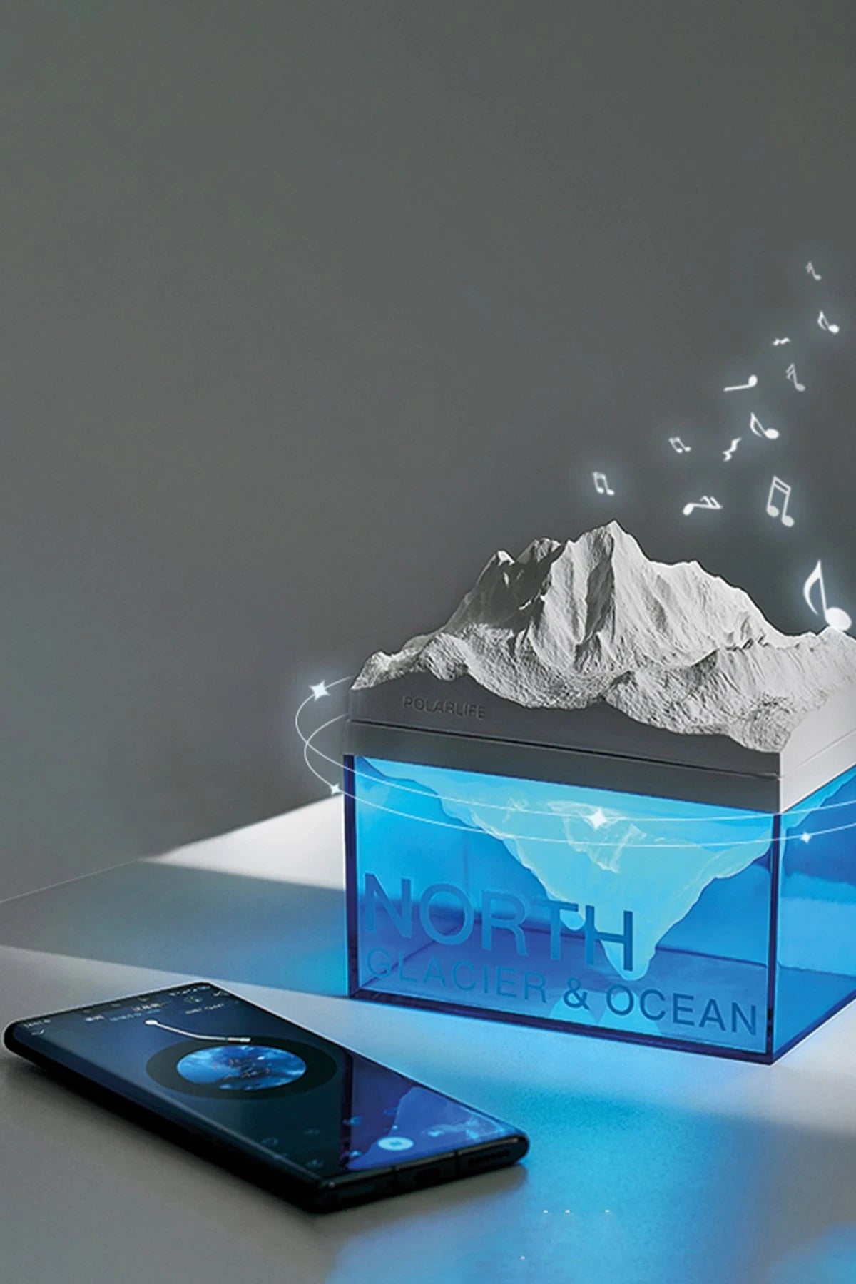 Pluse 8 – Deniz Temalı RGB Gece Lambası & Kablosuz Hoparlör