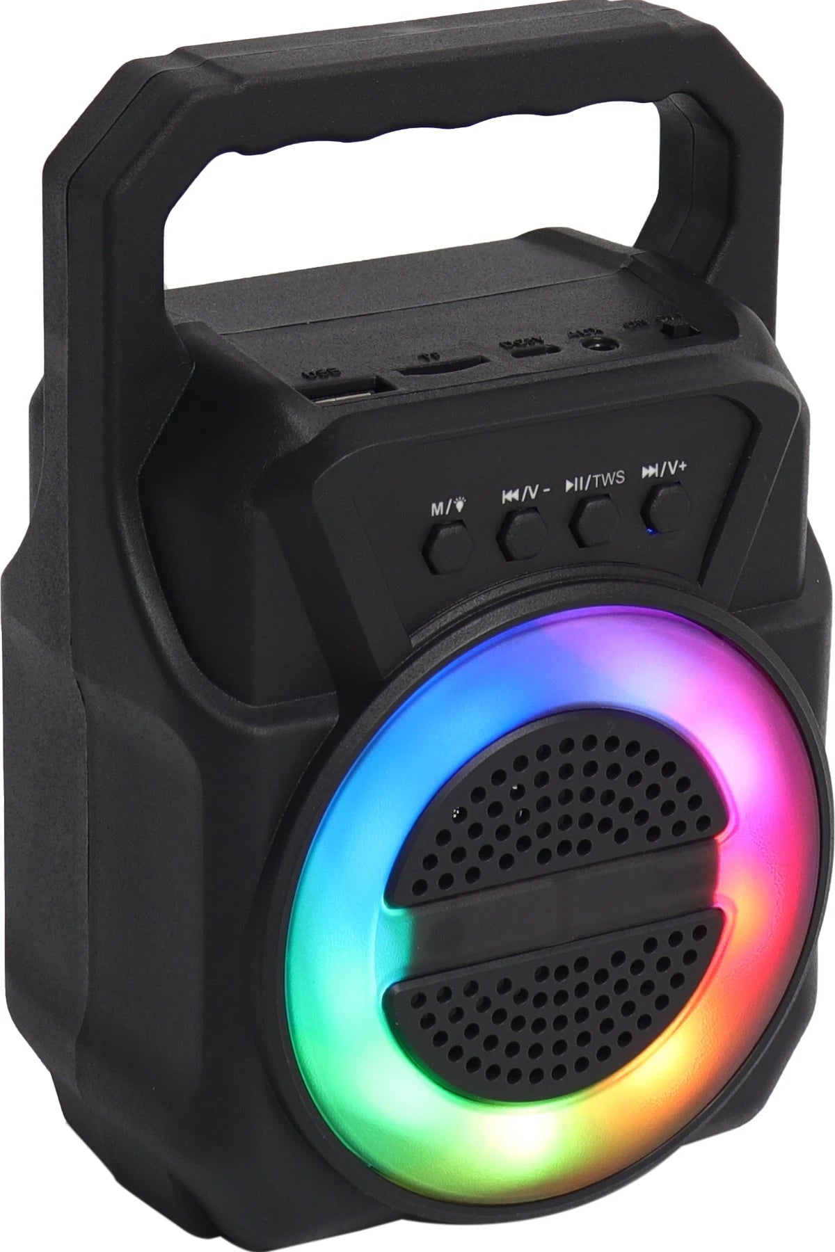 ABS-1309 – RGB Işıklı Bluetooth 5.4 Hoparlör | FM/USB/TF/AUX & 5 – 10 W Subwoofer