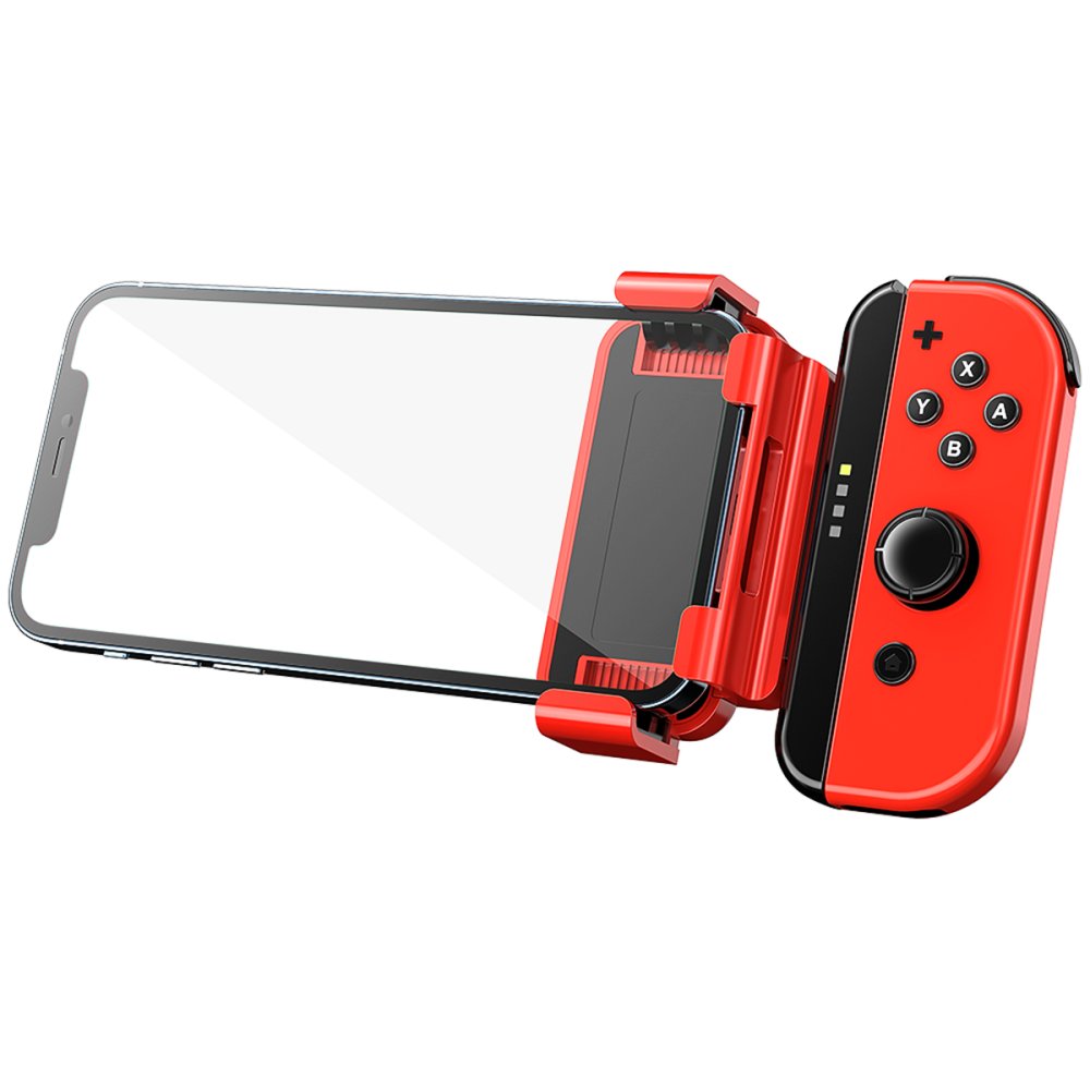 Memo N1 – Joycon Stili Telefon Tutucu: Kızıl-Mavi Enerji, Esnek Kavrayış