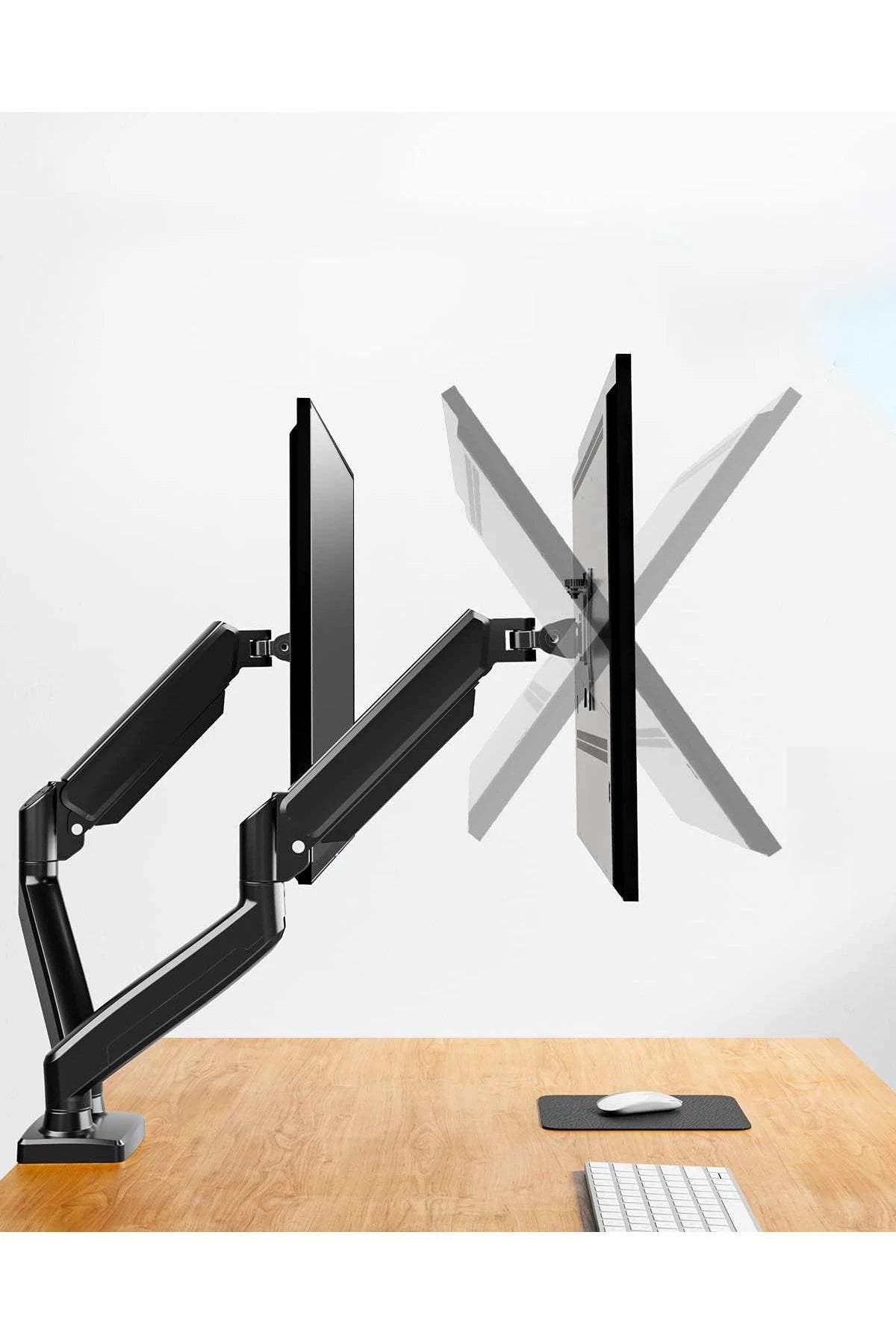 MA04 İkili Monitör Standı