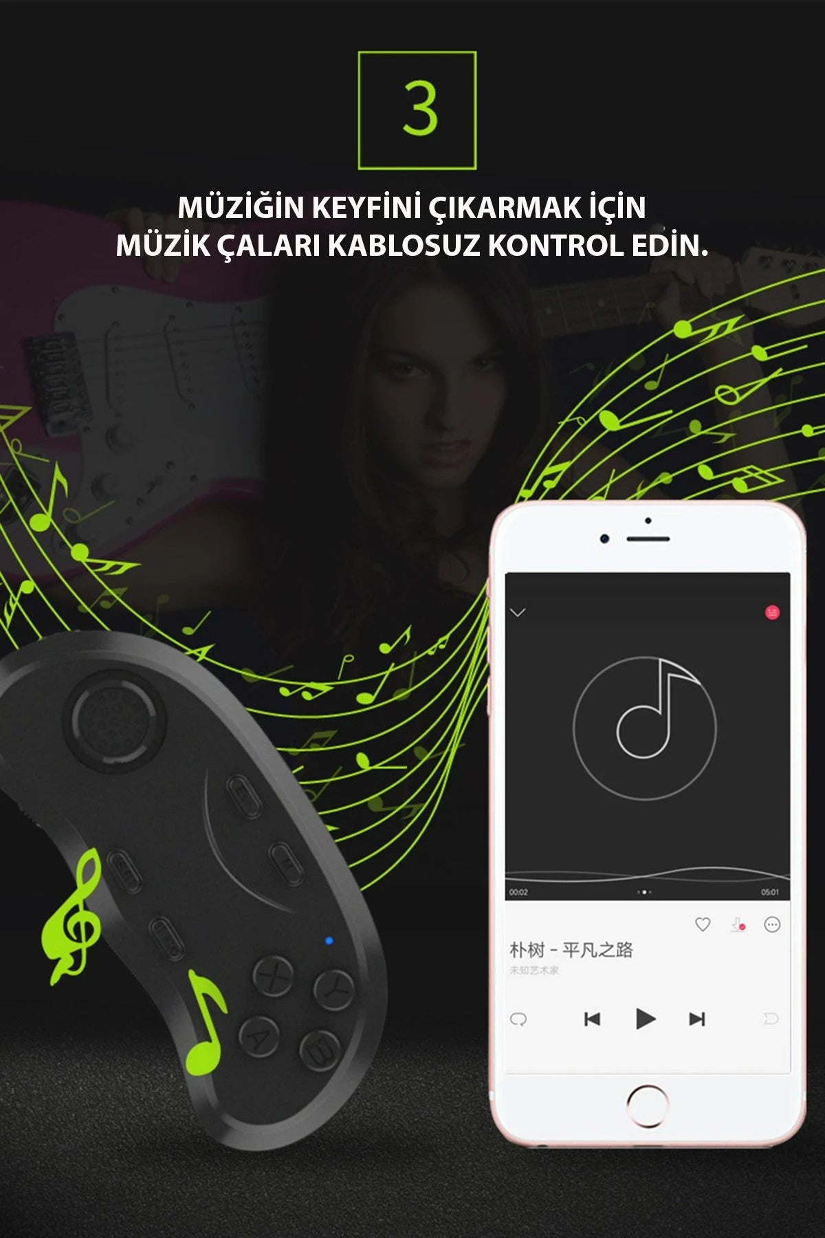 Shinecon SC-B01 – Bluetooth VR Kumandası: Mini Boyut, Geniş Kontrol
